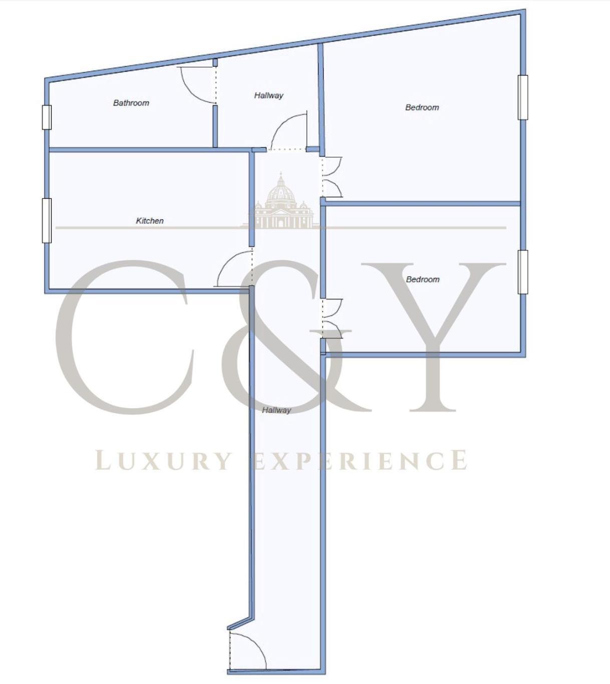 C&y - Prati - Luxury Double With Kitchen Apartment Rome