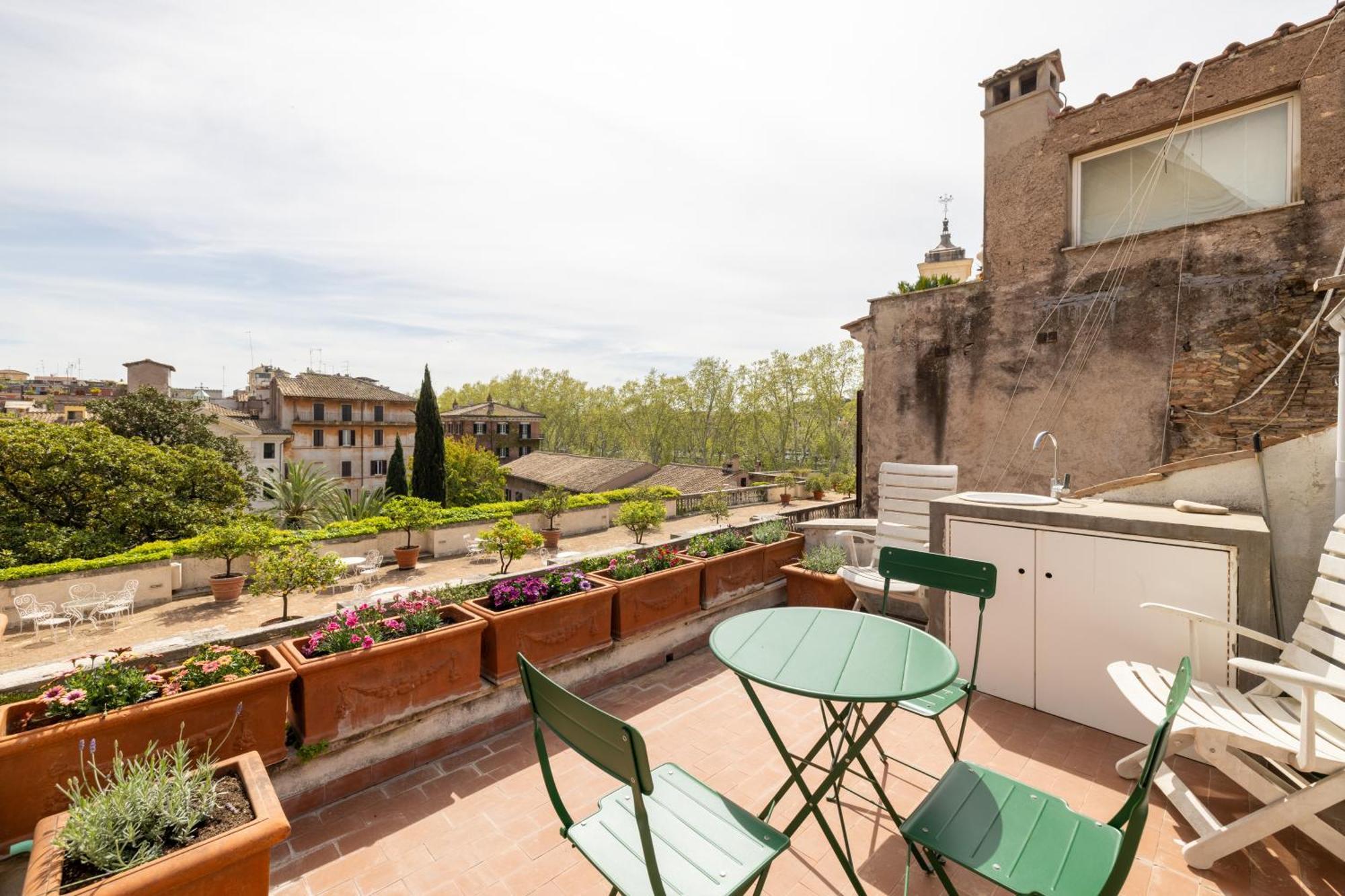 Farnesi Terrace Penthouse Appartement Rome