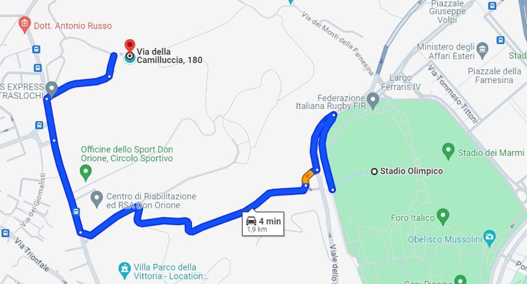 La Casa Nel Parco - Stadio Olimpico, Auditorium Con Posto Auto Apartment Rome