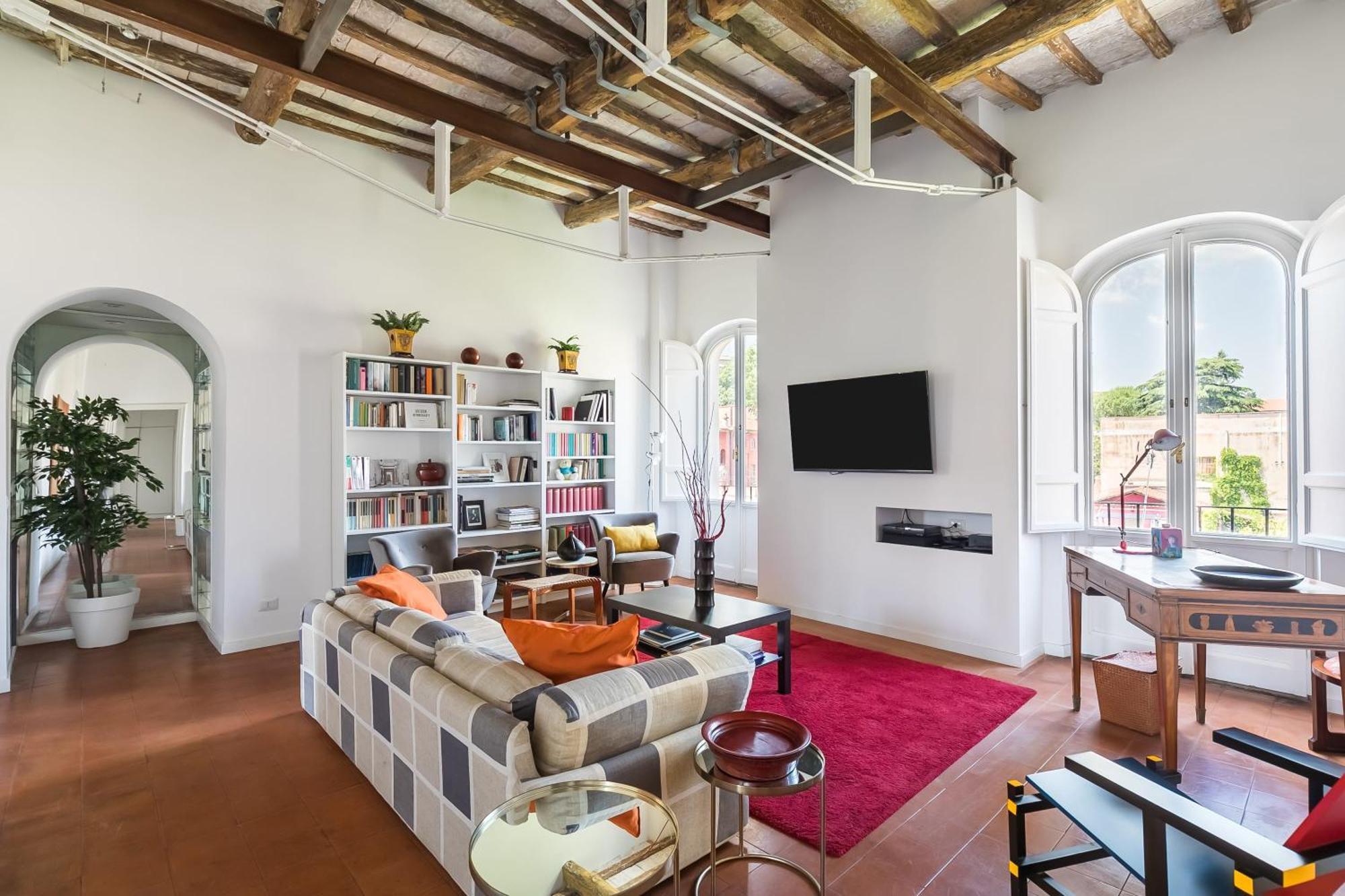 Apartamento Trastevere Charming Penthouse Roma
