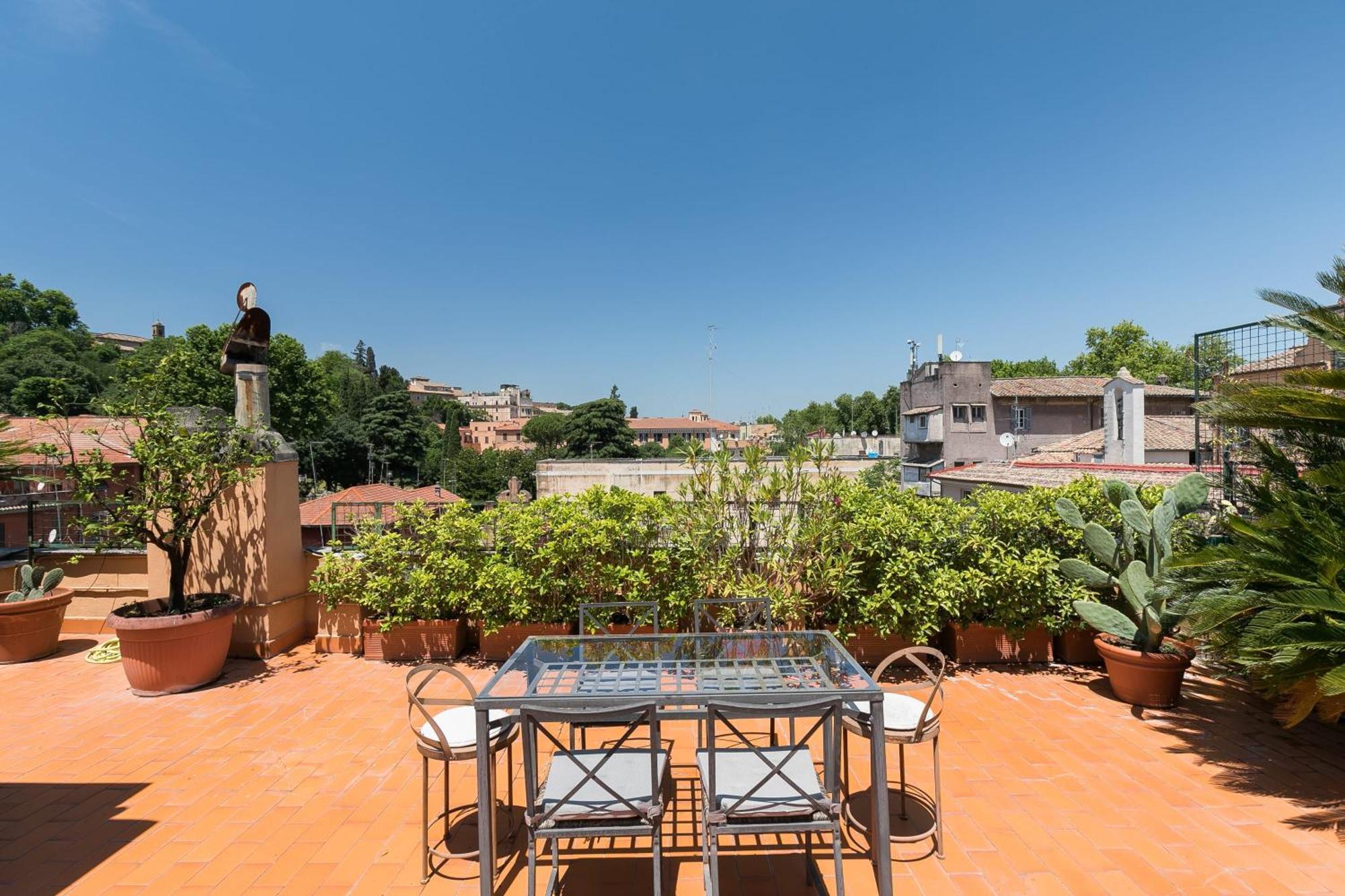 Trastevere Charming Penthouse Apartamento