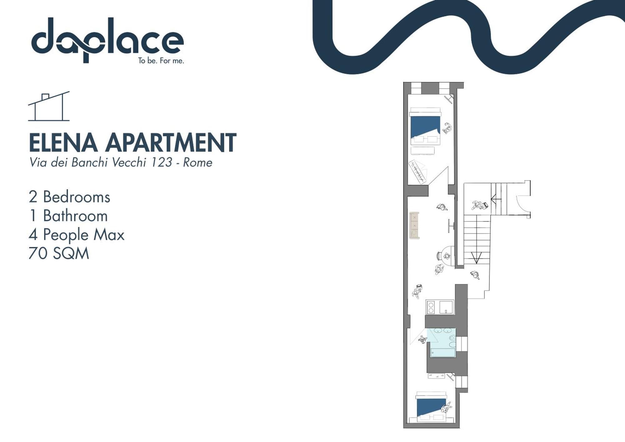 Appartement Daplace - Elena *