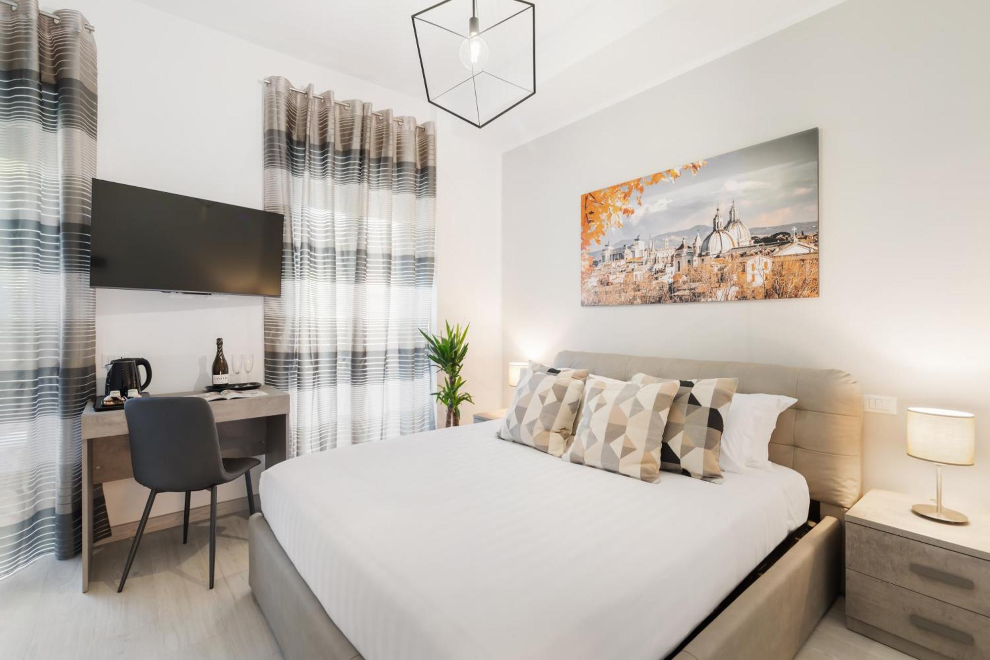 Clodio Welcome - 5 Arredate Con Bagno Interno - Zona Comune - Condizionatori - Guest house *