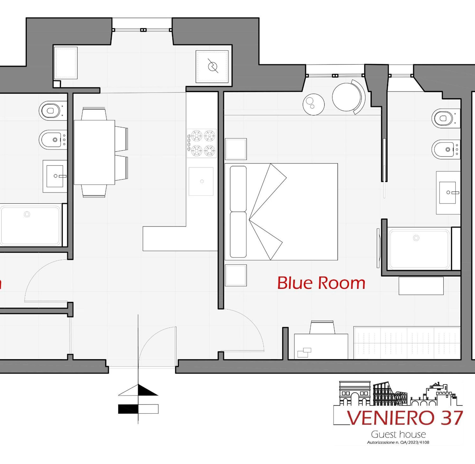 Casa de hóspedes Veniero37 *