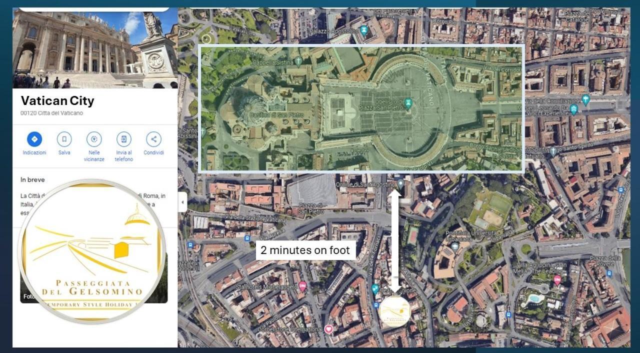 Vatican Glamorous At Passeggiata Del Gelsomino - Free Parking, 4 Guests, - Jubilee Ideal * Rome