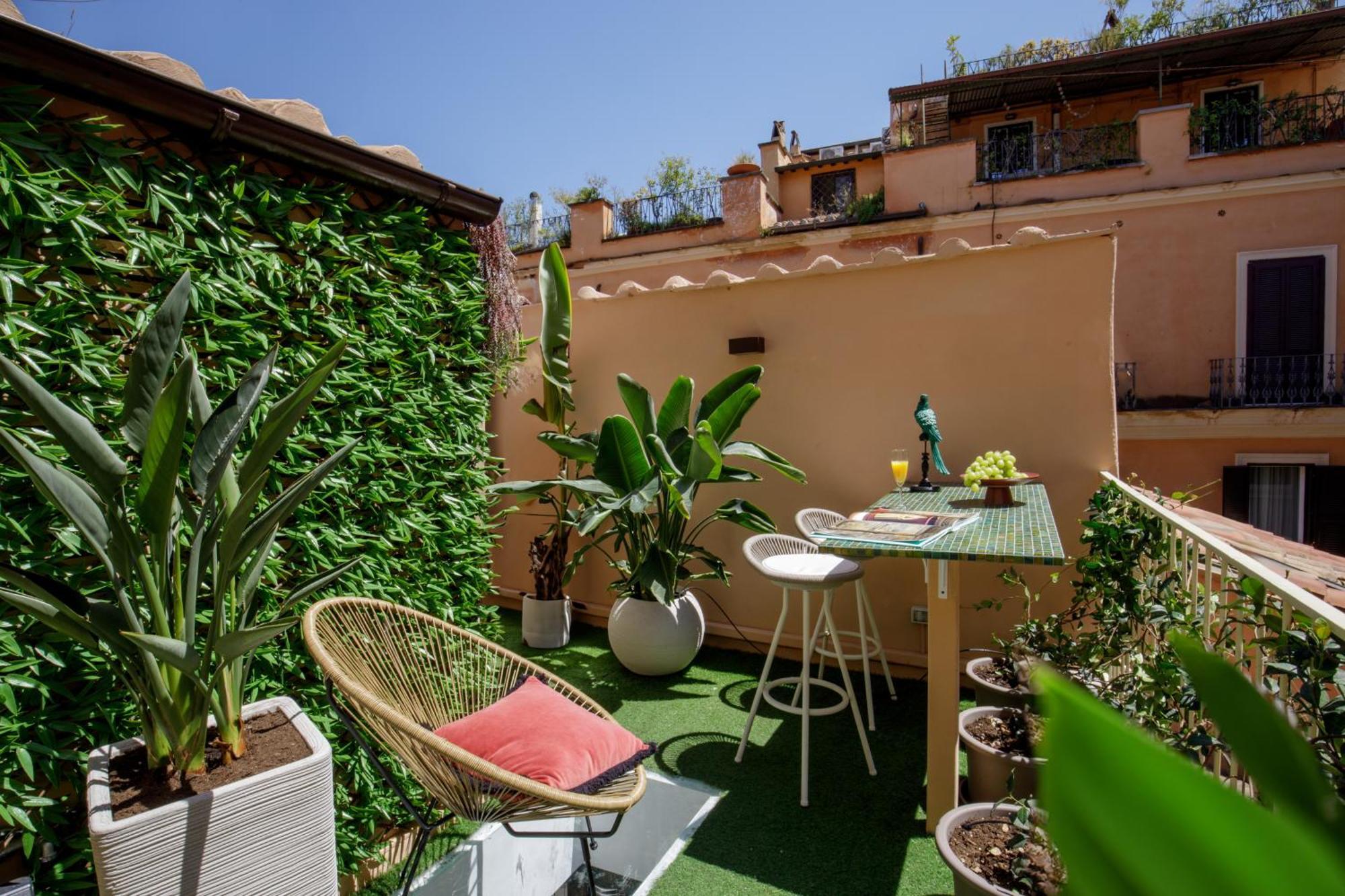 Rooftop Boho Loft Spanish Steps Rome