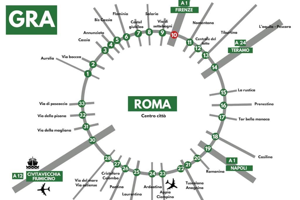 Porta Di Roma, Moderno Luminoso Con Wi-fi E Ac Apartment Rome