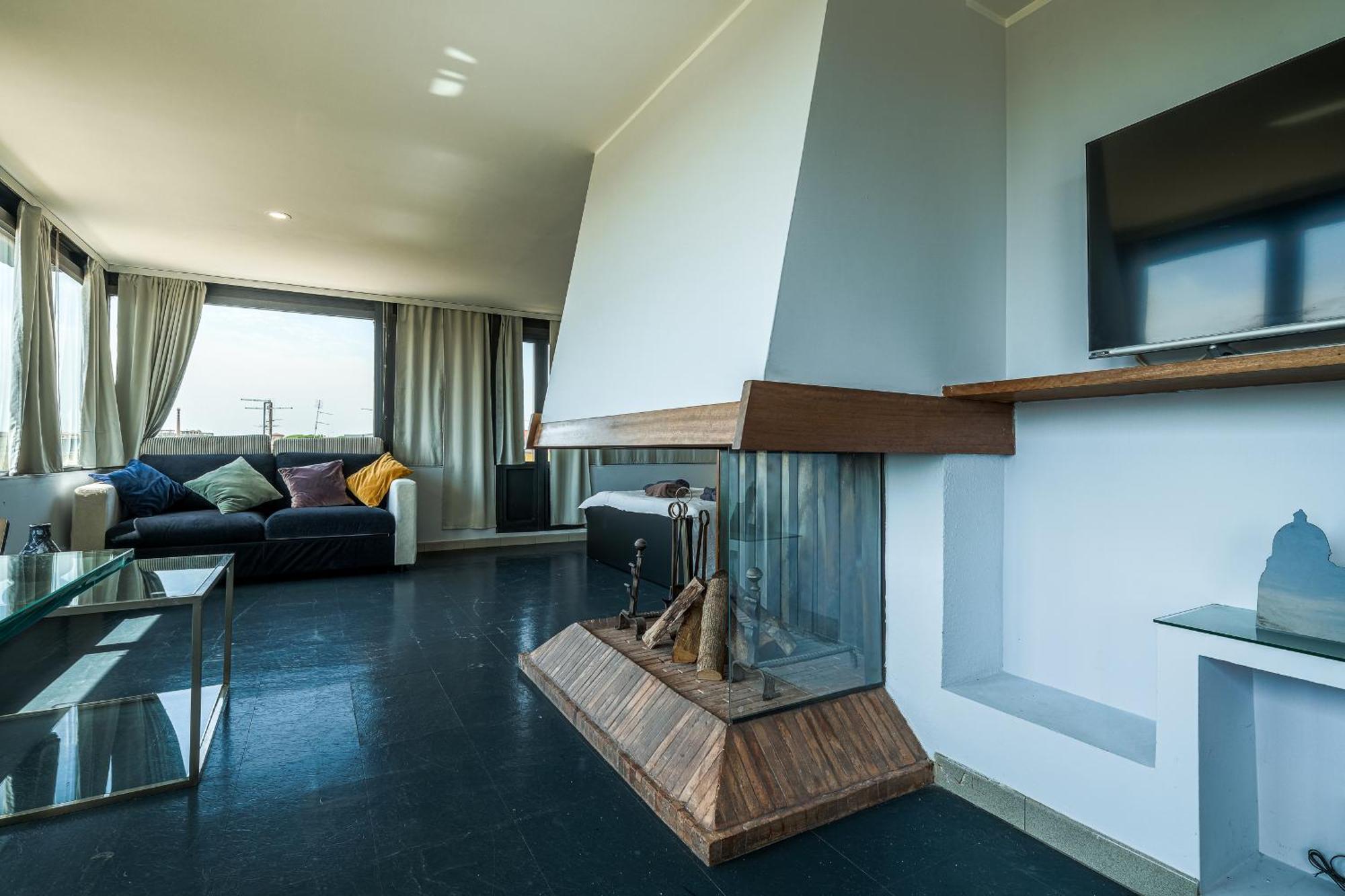 Apartment Forlanini Loft Trastevere By Casa E Lode - Terrace Panoramic View, Air Conditioning, Wifi