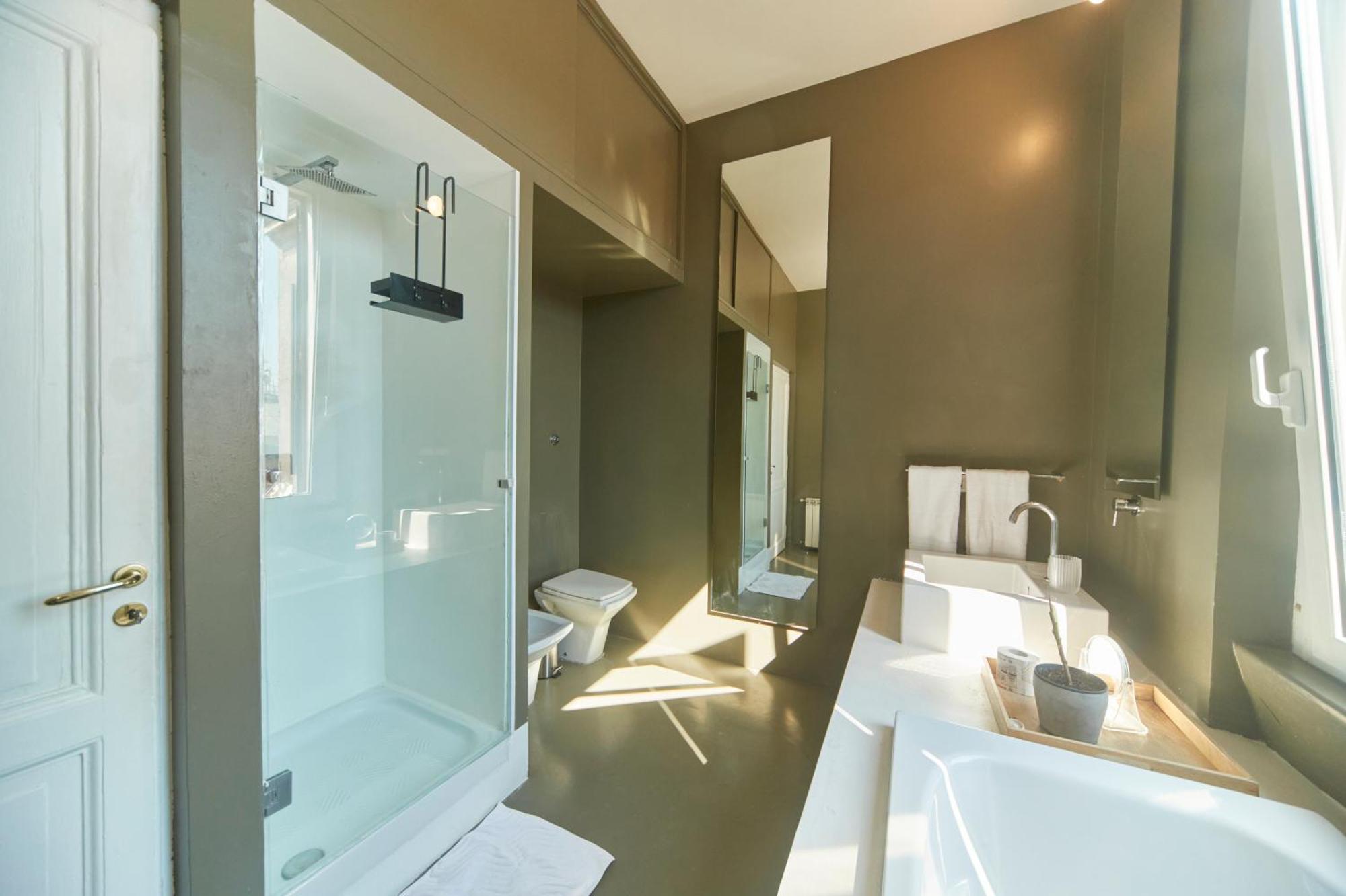 Appartement Stazione Termini 300 Mq Con Vista E Idromassaggio