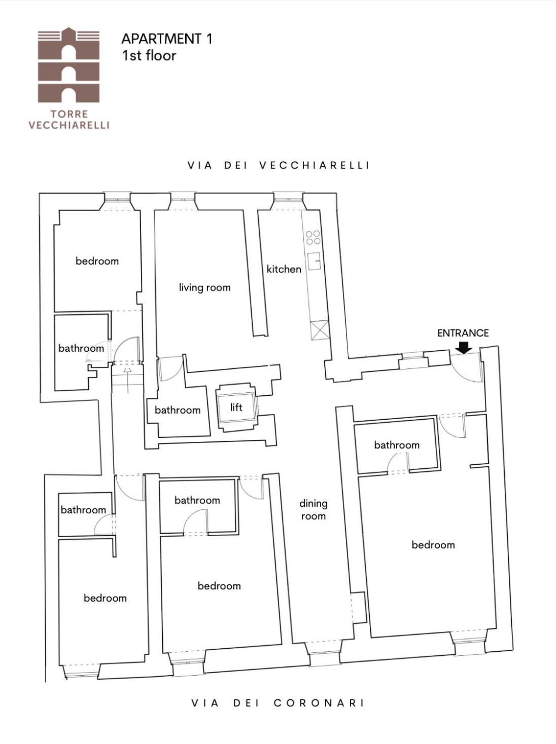 Apartment Residenza Torre Vecchiarelli - 1 Rome