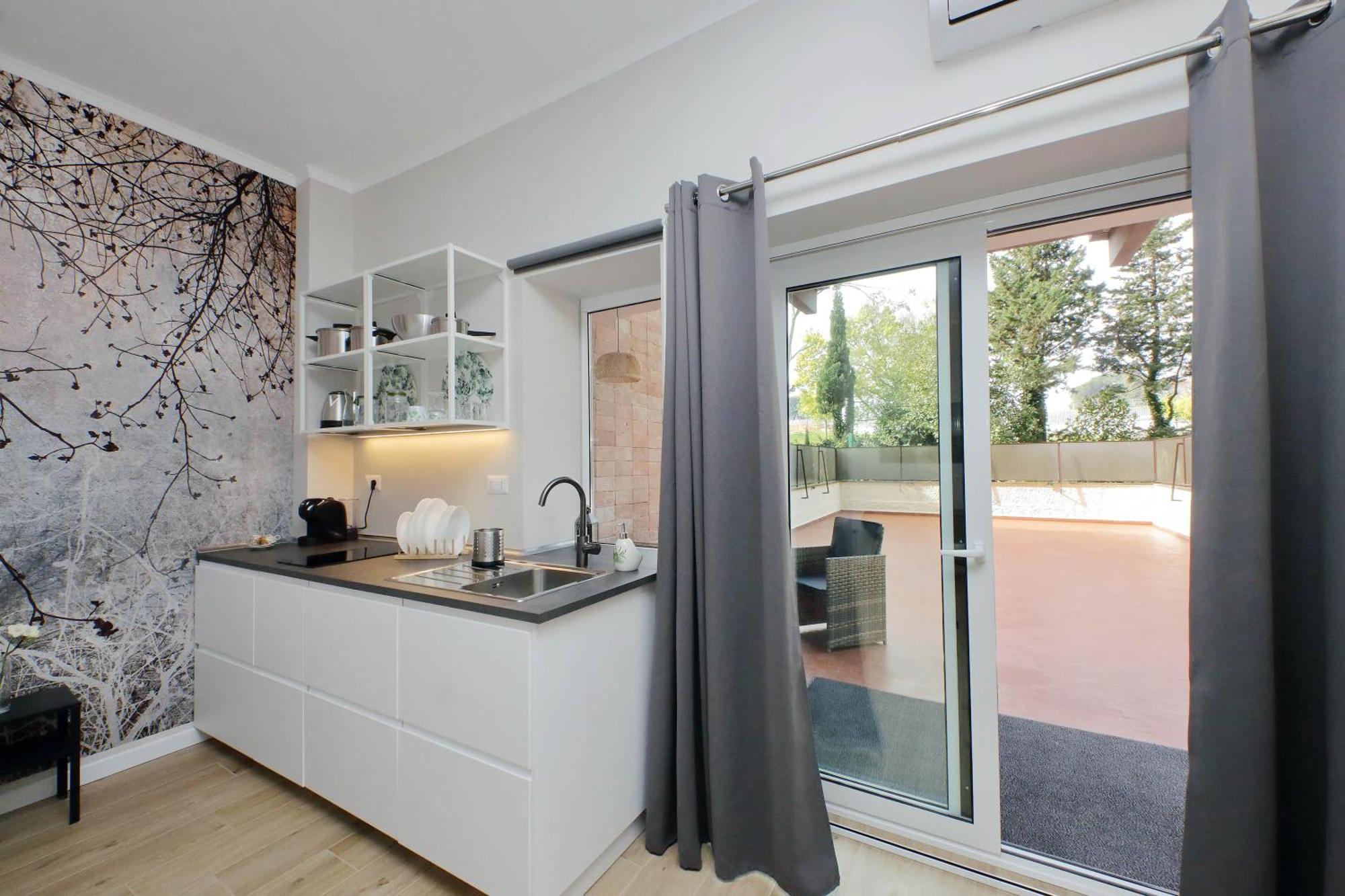 Aurelia Antica Terrace Free Pool And Parking Appartement