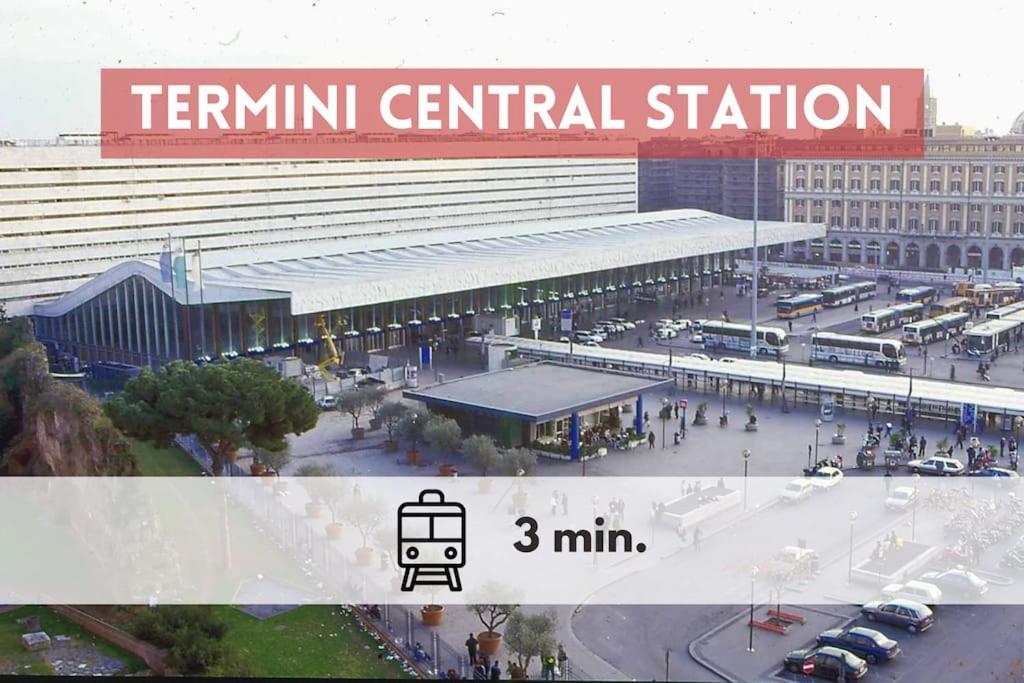 Historic Domus -100 Mt From The Colosseum And 1 Min Metro Appartement *