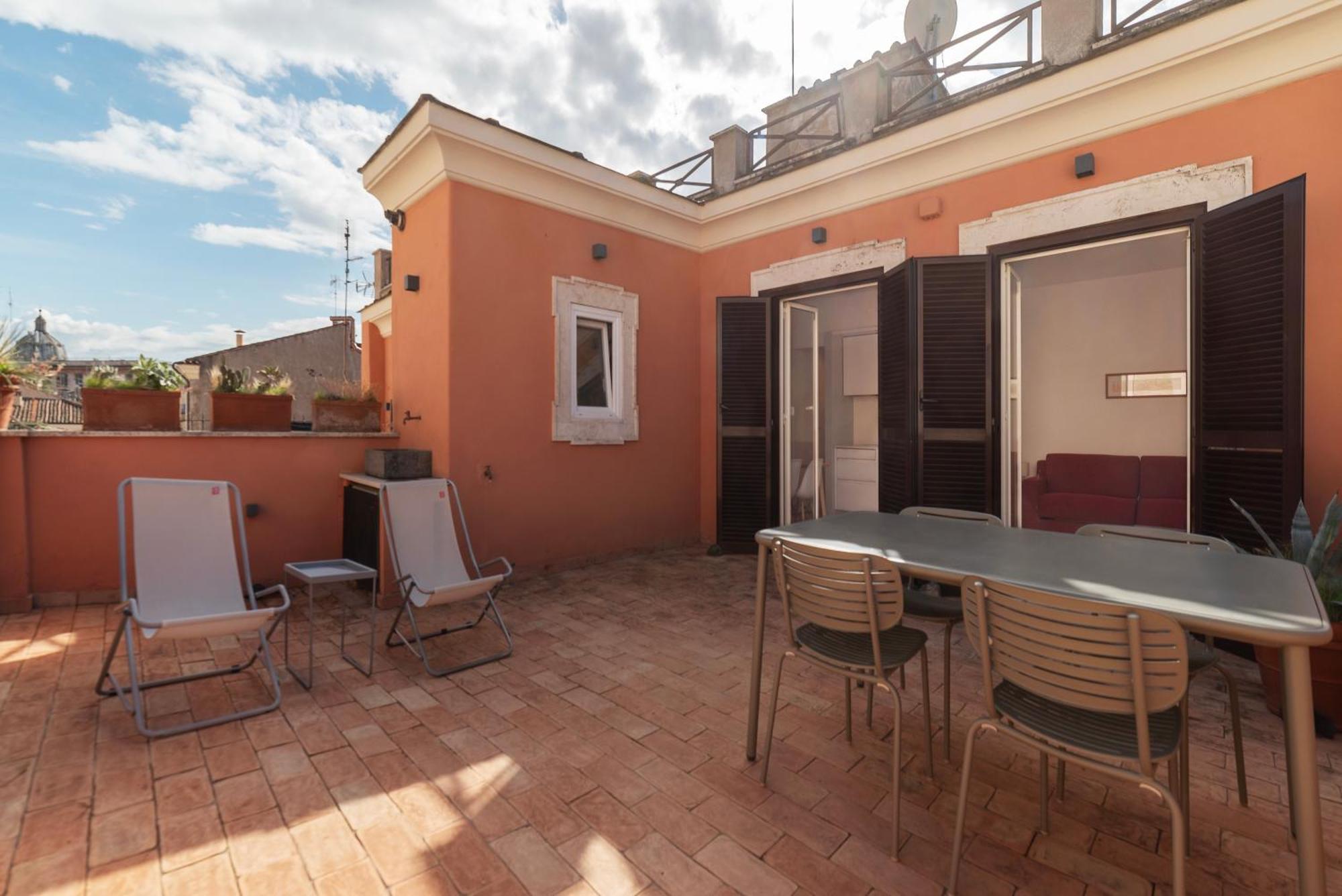 With Terrace In Via Del Pellegrino - Fromhometorome Apartment Rome