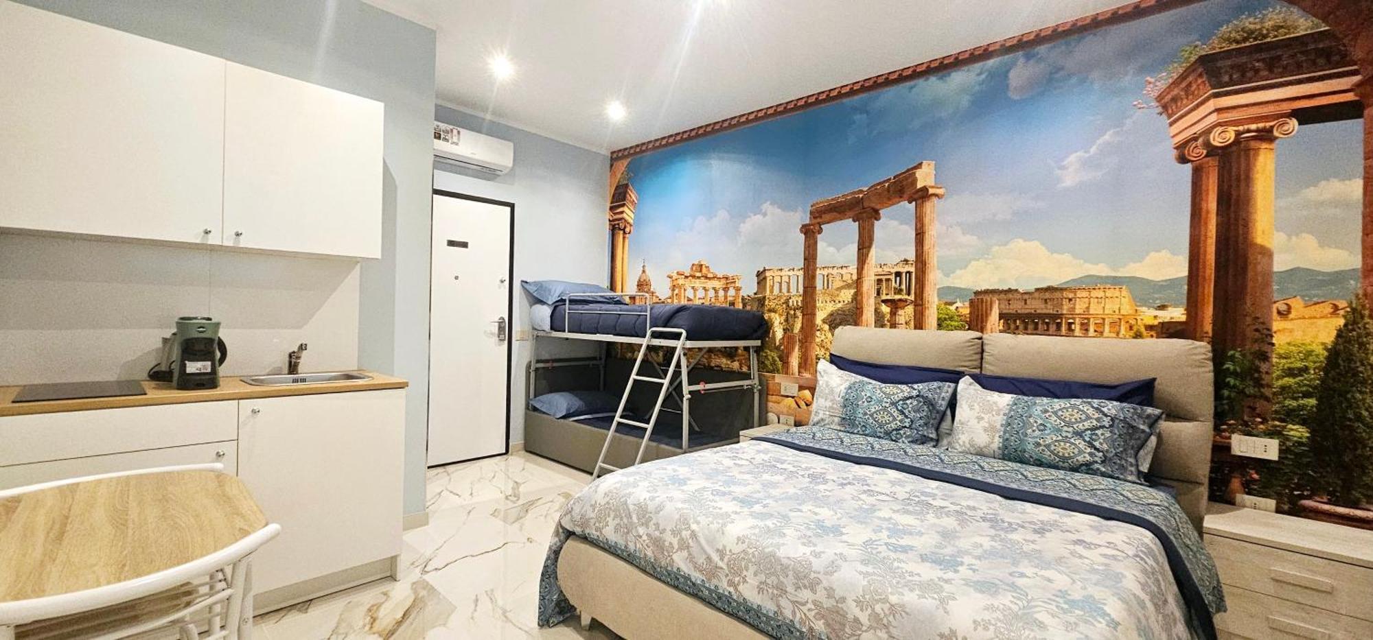 Couette-café Il Magnifico Superior 400m From Tiburtina Railway Station And 290m From Metro