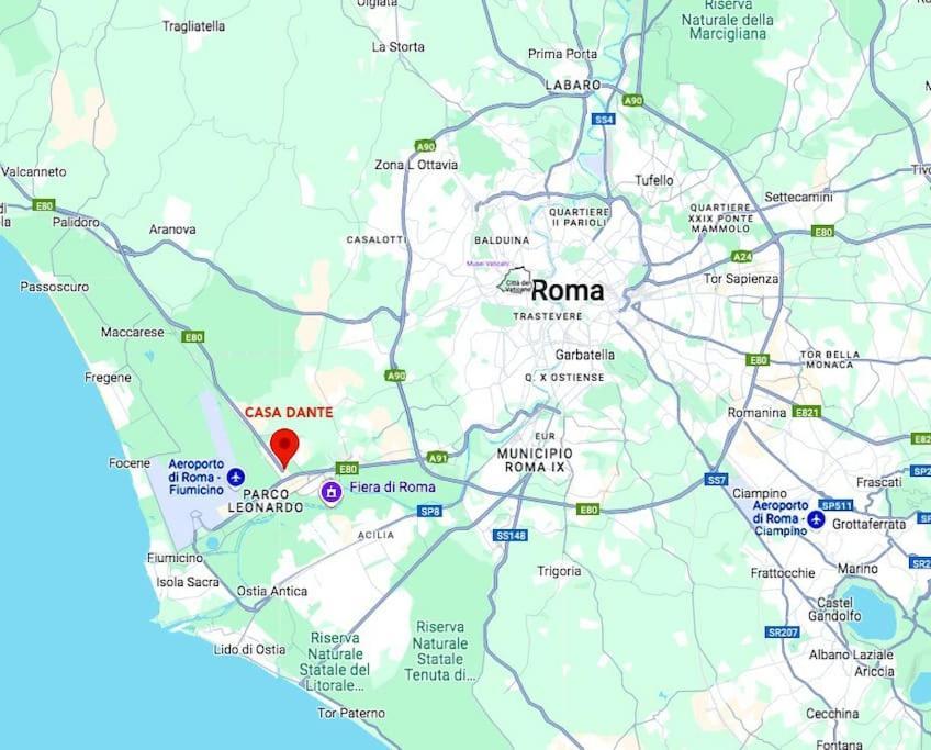 Casa Dantemini Casa Fiera Di Piana Del Solerm Fiumicino Apartamento *