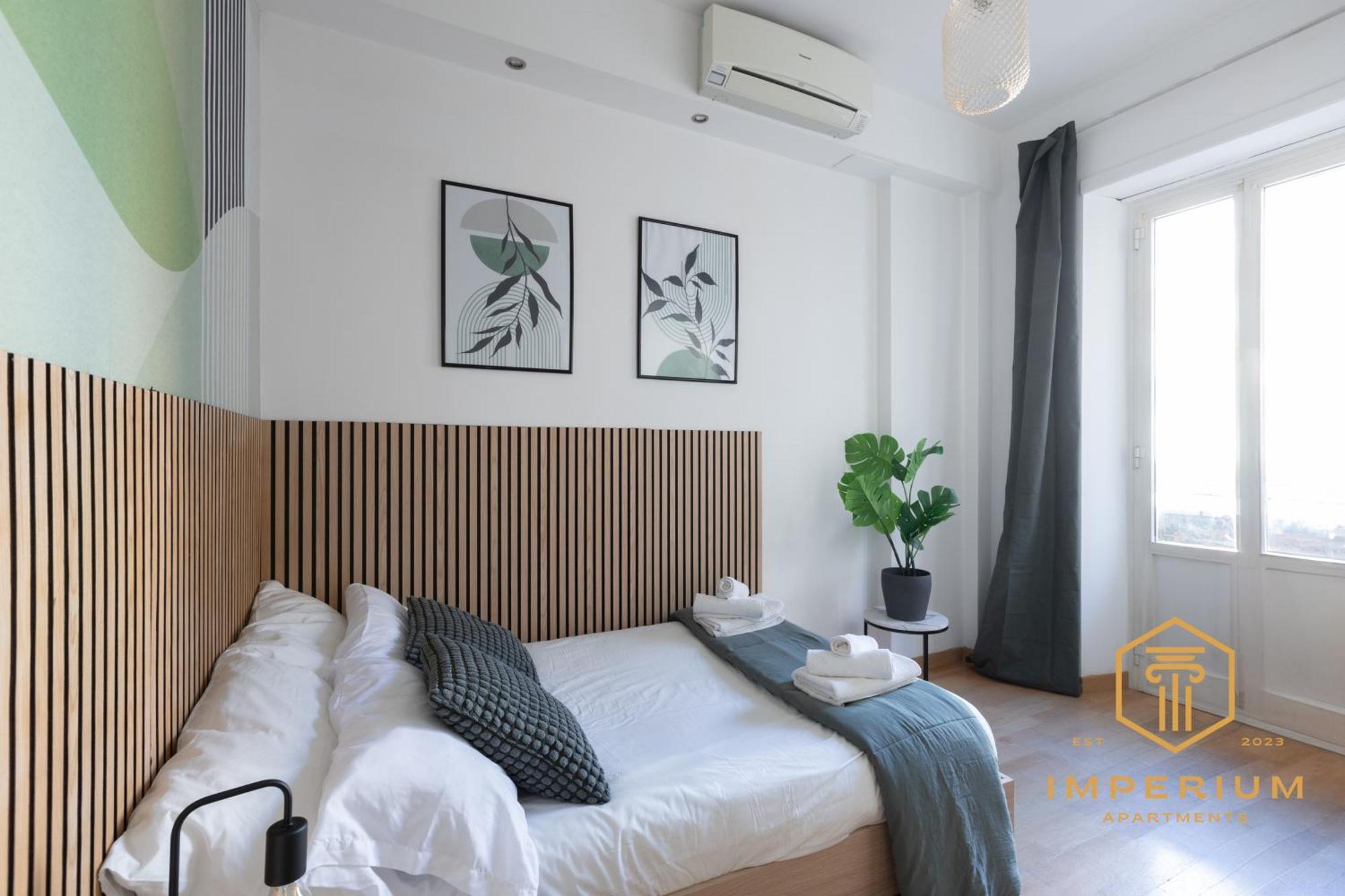 Imperium Deluxe - 300mt To Metro B, 3 Bedrooms, Panoramic View, A-c Appartement Rome