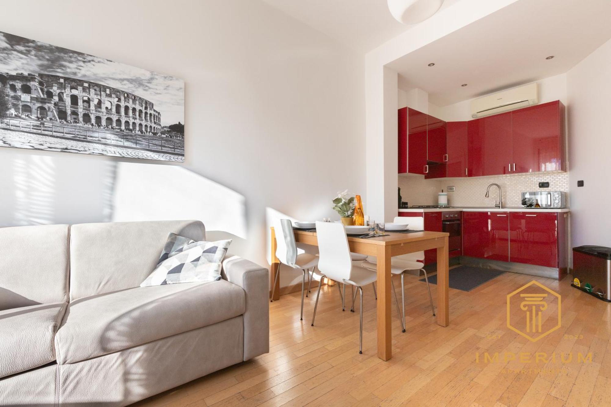 Appartement Imperium Deluxe - 300mt To Metro B, 3 Bedrooms, Panoramic View, A-c Rome