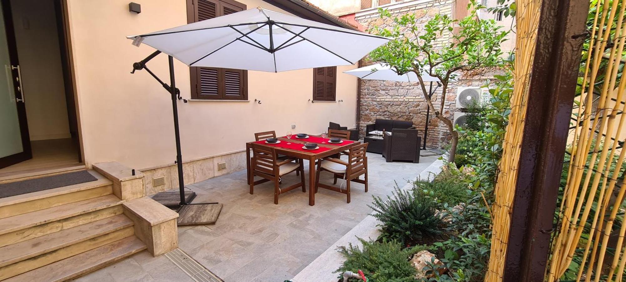 Trastevere Incantevole Con Patio Esterno Privato *