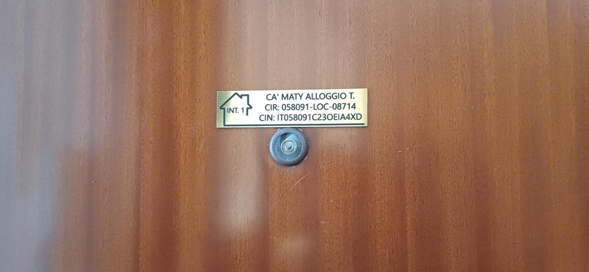 Ca' Mati Turistico Vaticano Appartement *