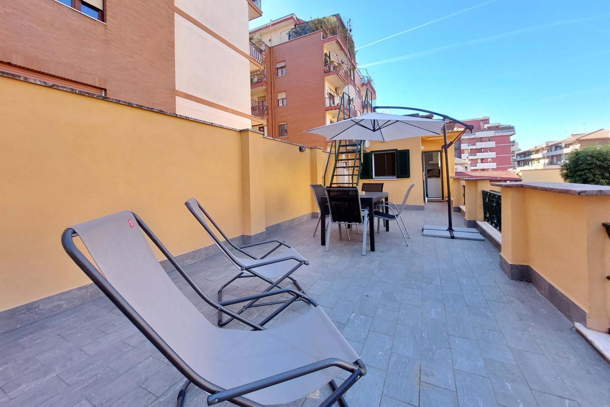 Mantellini Terrace Duplex Appartamento Roma