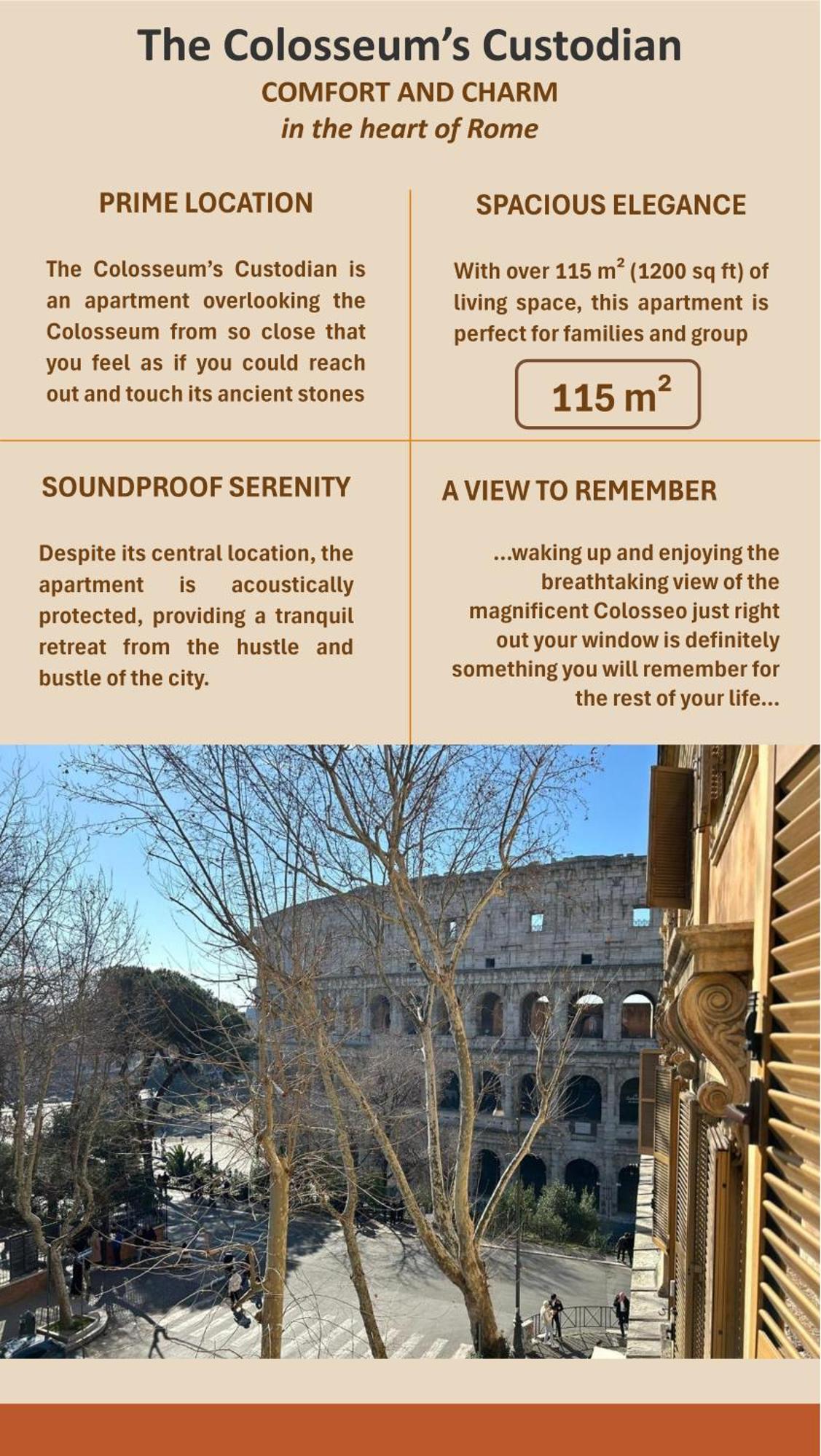 Colosseum's Custodian - 115 M2 Apartment Rome
