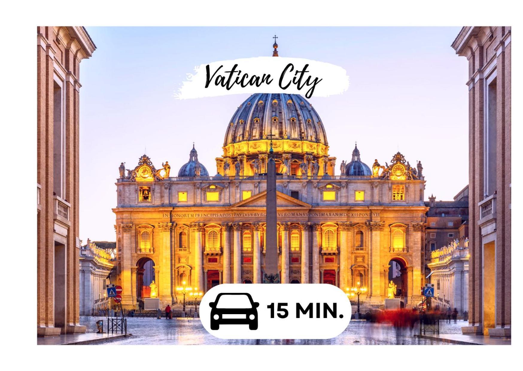 15 Min From The Vatican Wi-fi And Garden Appartement *