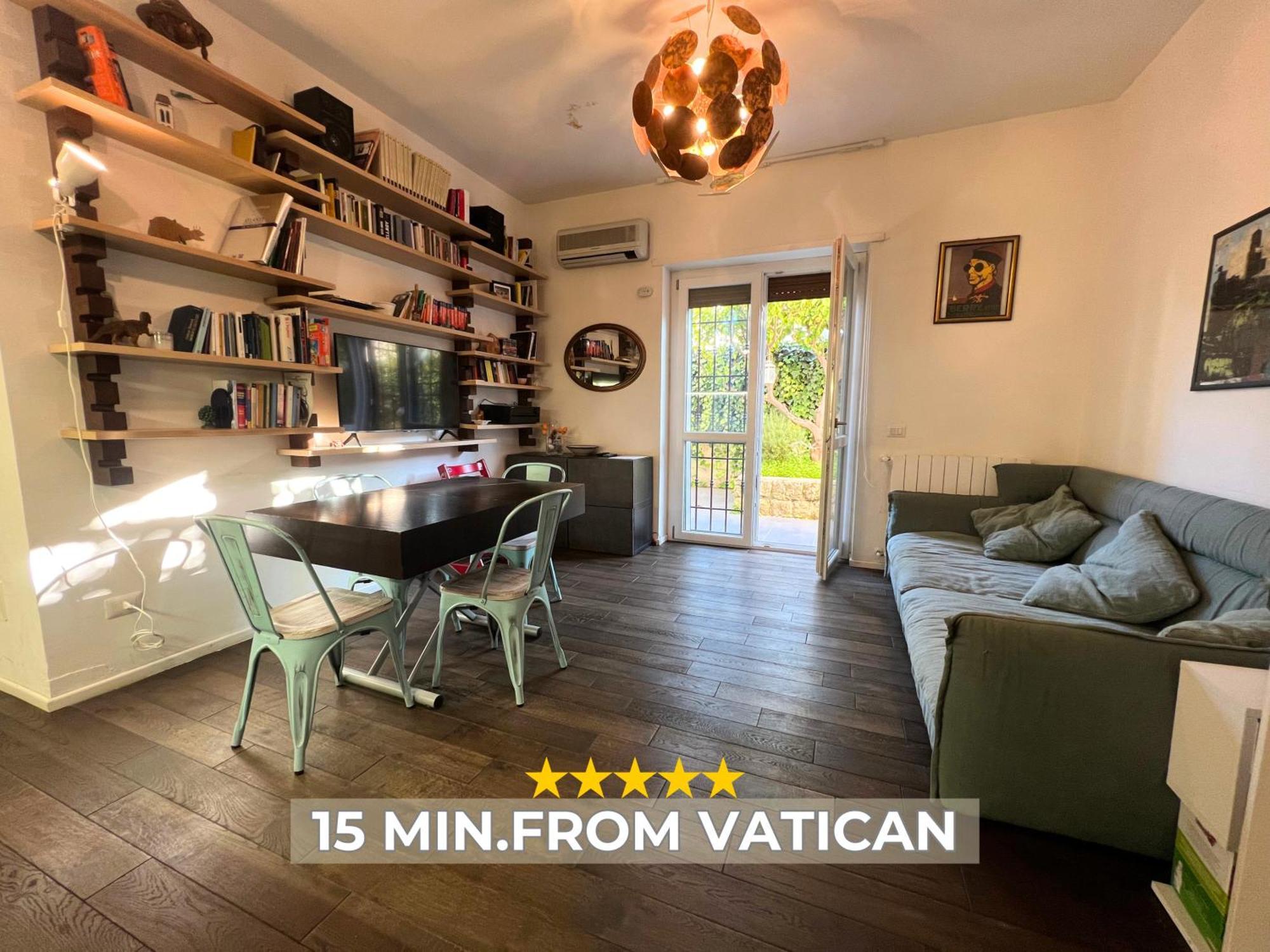15 Min From The Vatican Wi-fi And Garden Appartement Rome
