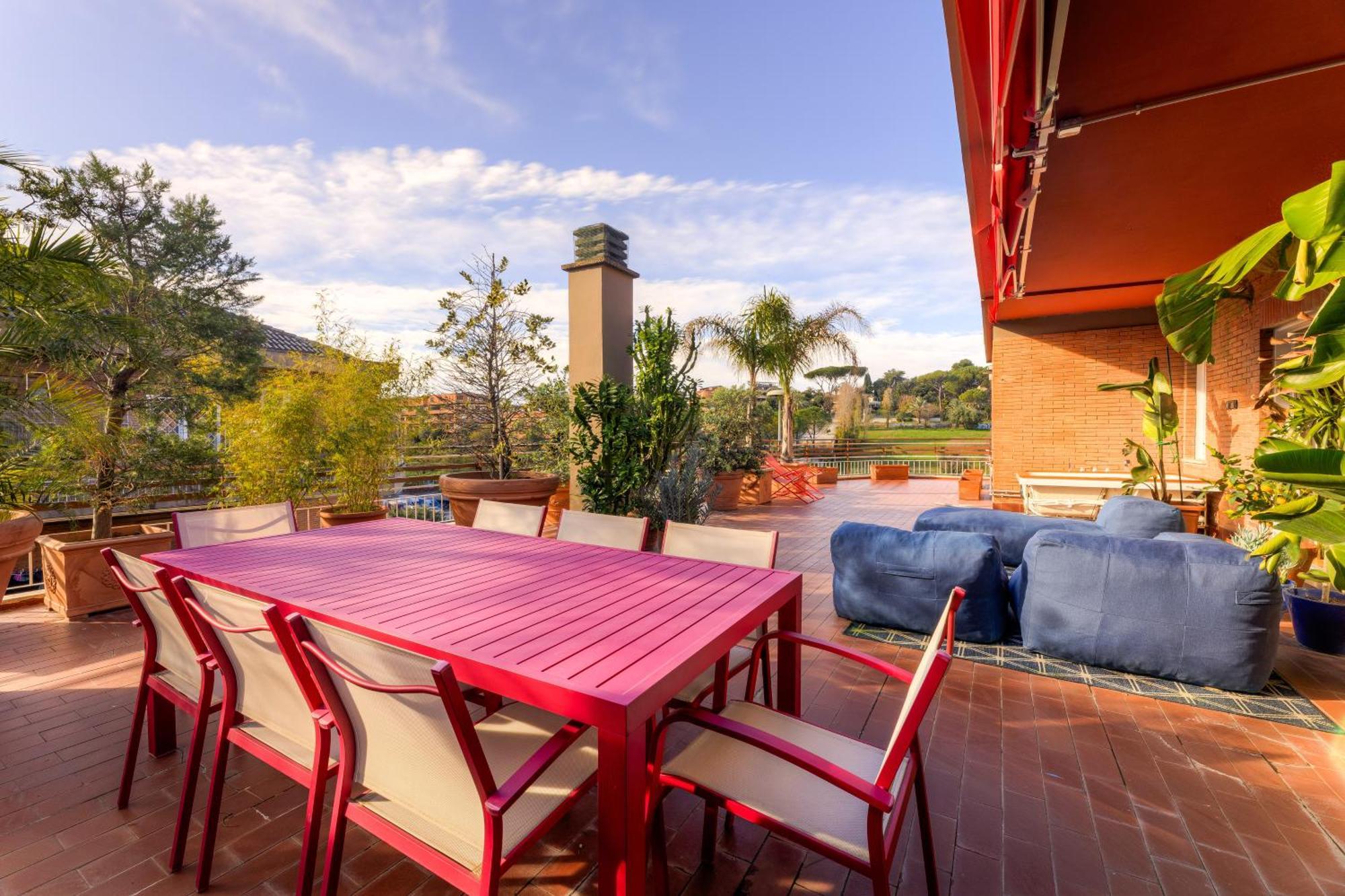 Apartment Luxury Penthouse With Terrace And Hot Tub Rome