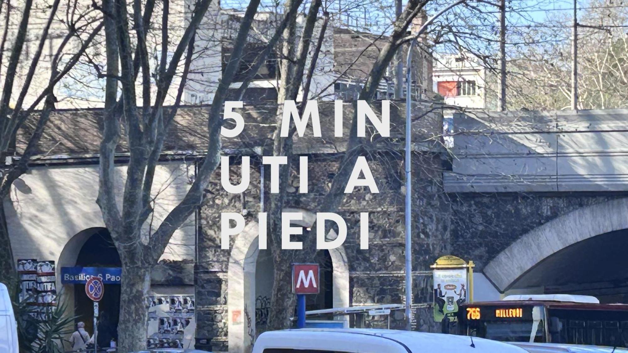 Apartamento Breath Of 5 Min A Piedi Metro B Sanpaolo Poche Fermate Dal Centro Di Roma