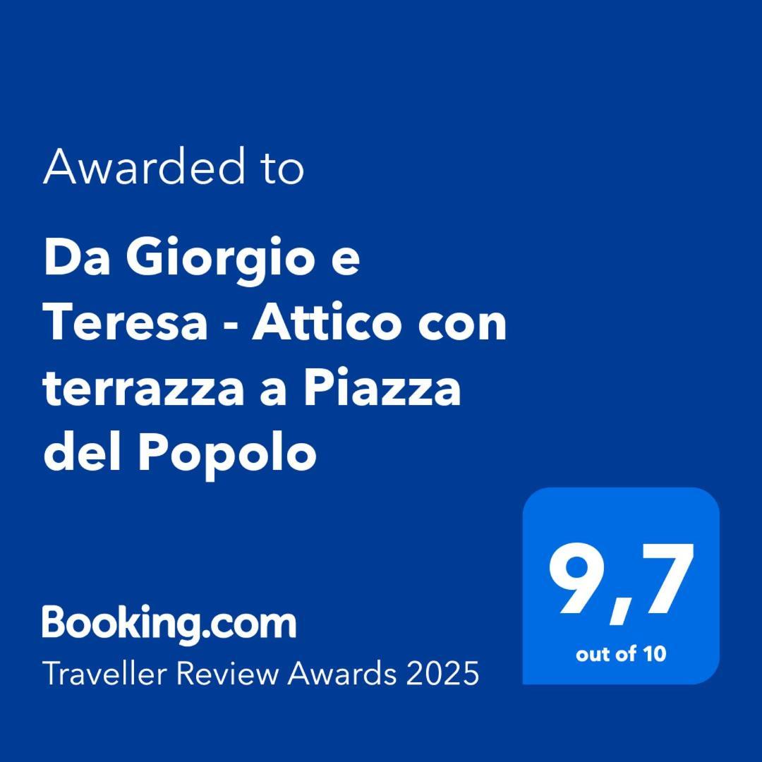 Da Giorgio E Teresa - Attico Con Terrazza A Piazza Del Popolo Appartement