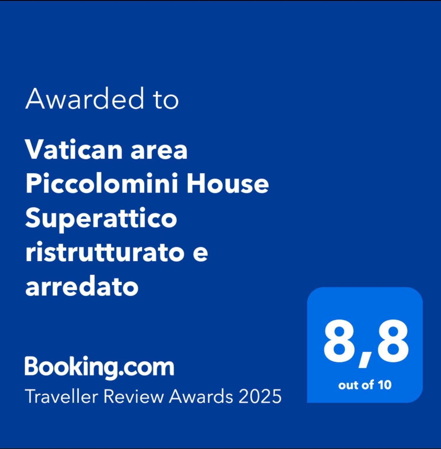 Vatican Area Piccolomini House Superattico Ristrutturato E Arredato Rome