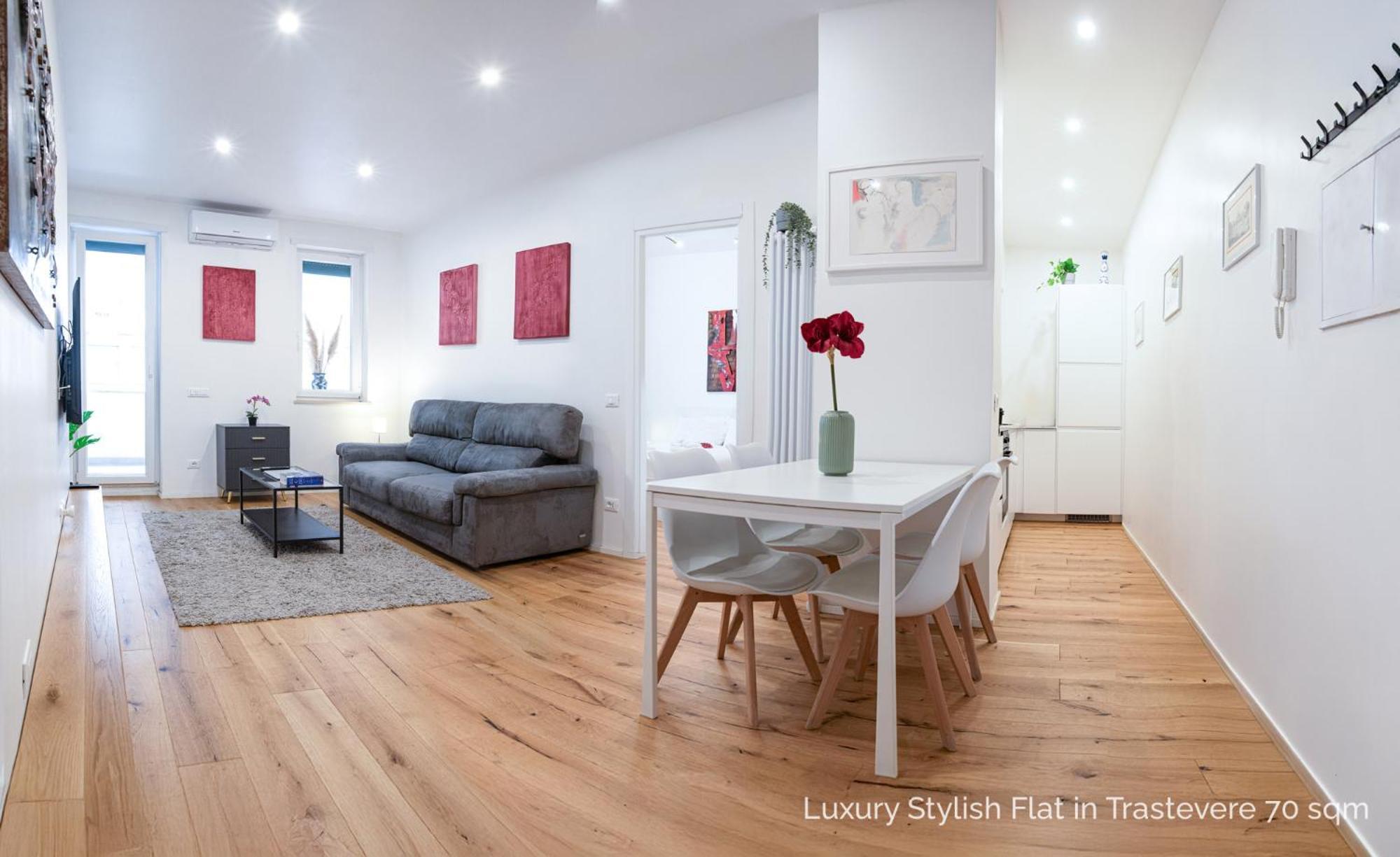 La Dolce - Luxury Stylish Flats In Trastevere 70-90sqm * Rome