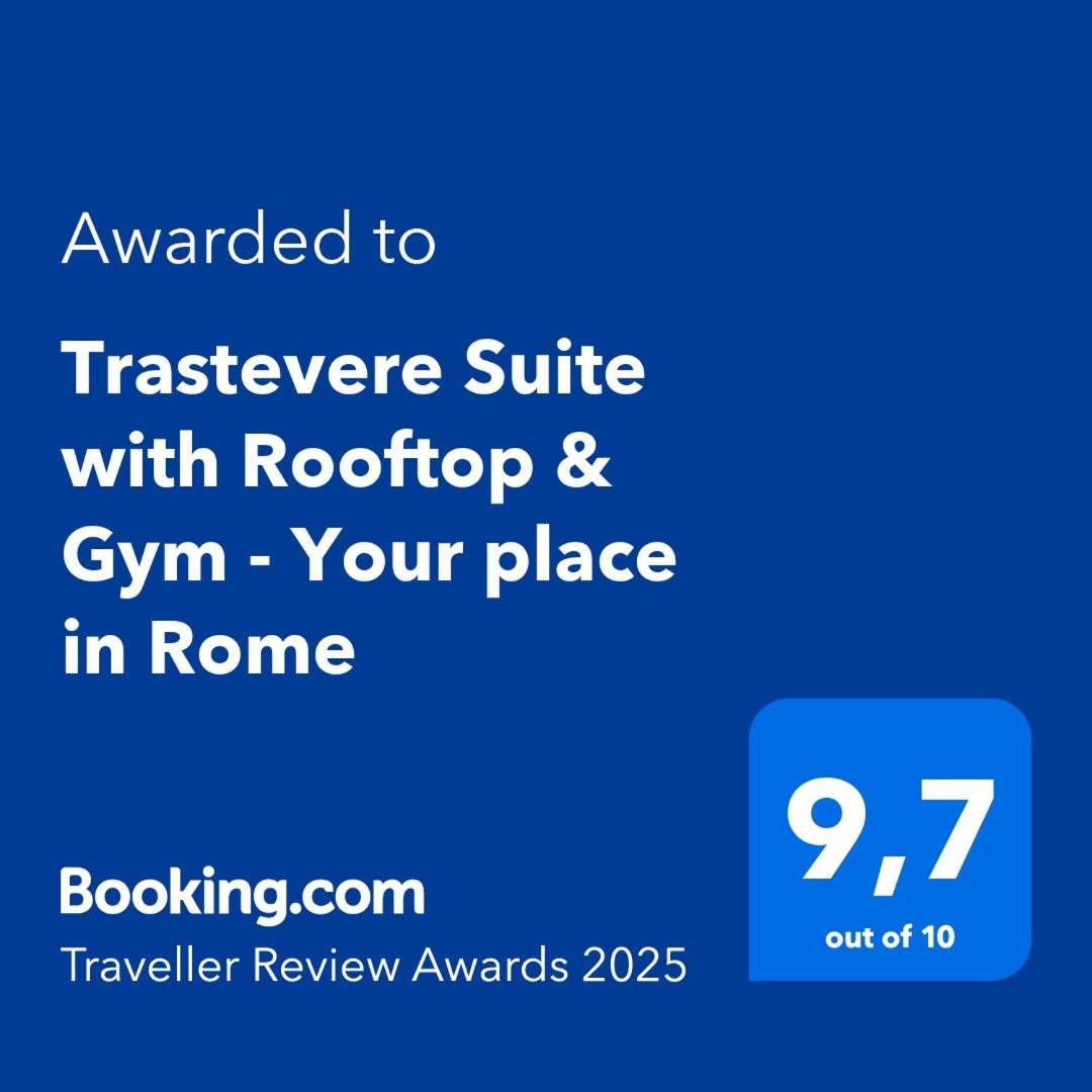 Aurealiving - Trastevere With Rooftop & Gym, Your Place In Appartement Rome