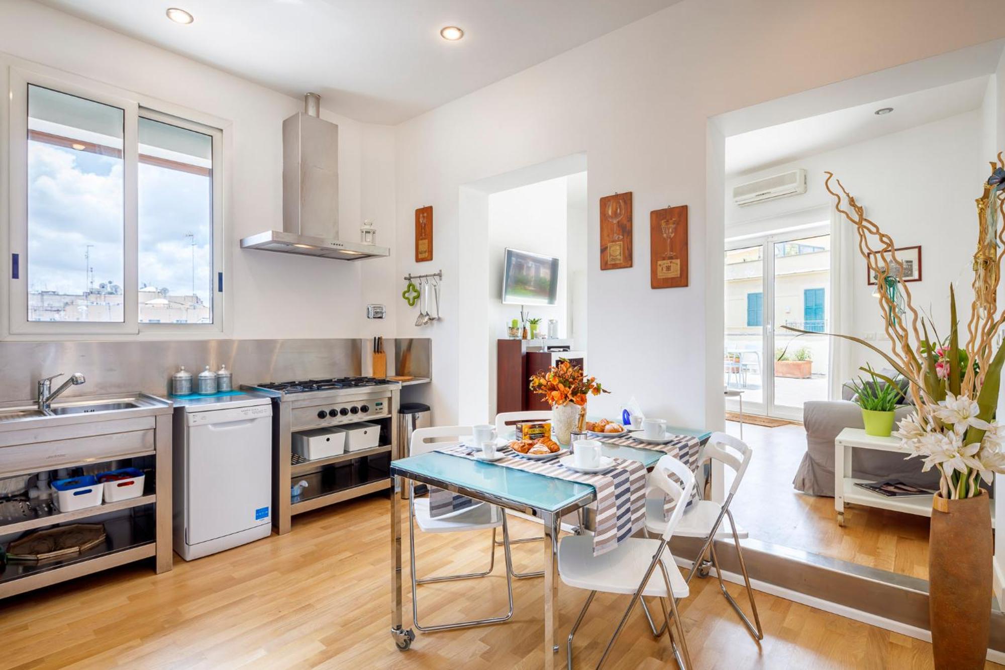 Appartement Living By Vatican With Panoramic Terraces In Rome