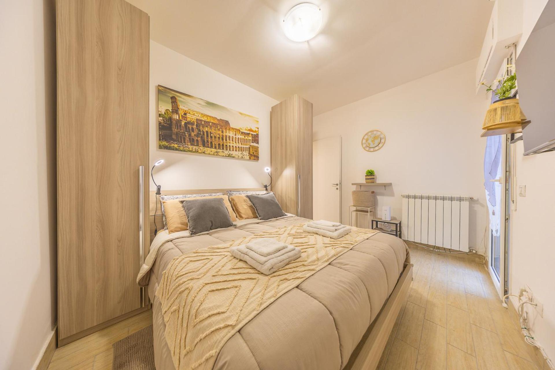Bilocale Indipendente Con Terrazzo Esclusivo A Due Passi Dalla Metro Di Roma Apartamento