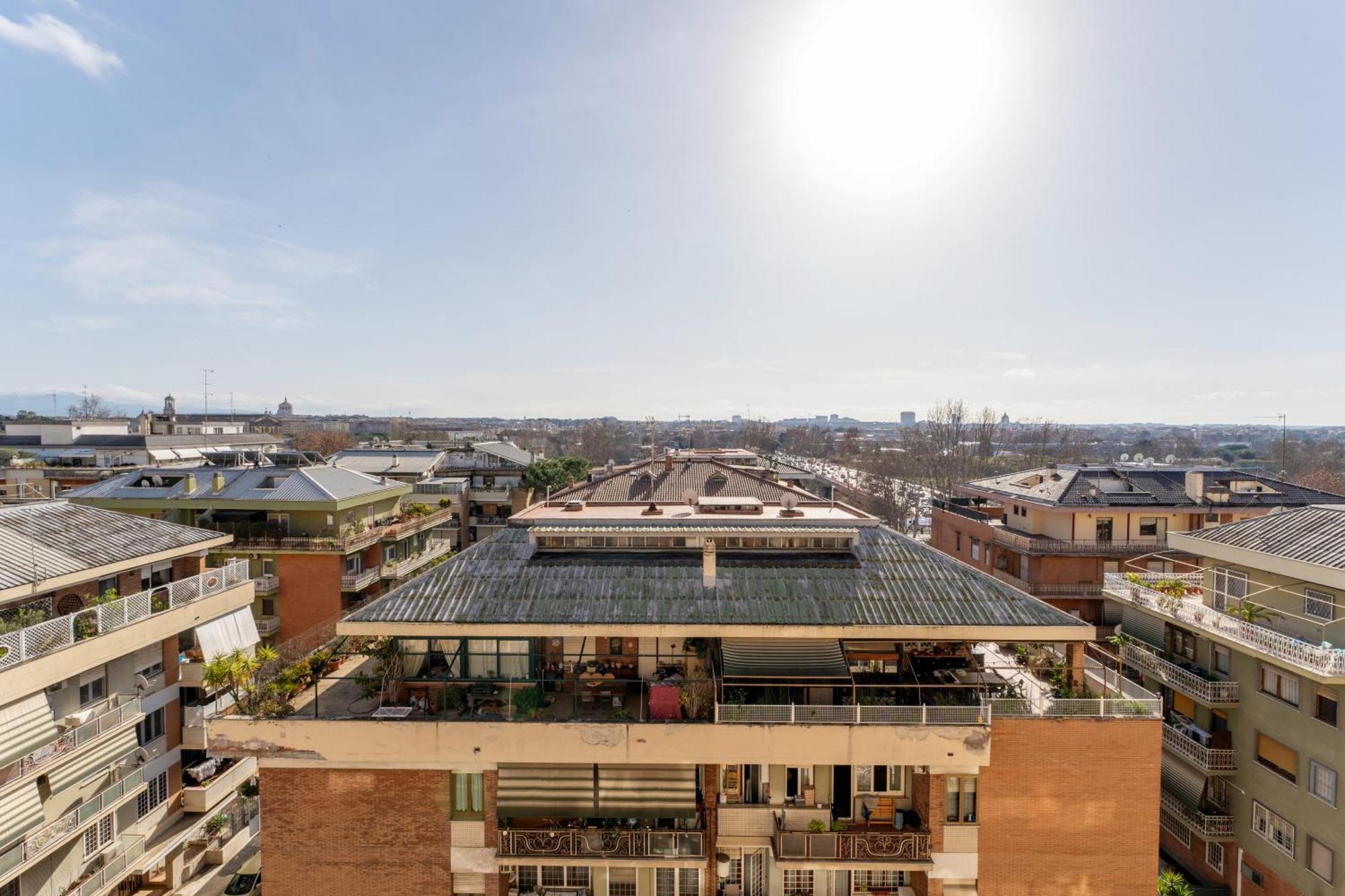 Cielo Suite, Panoramic View With Jacuzzi Apartment Rome