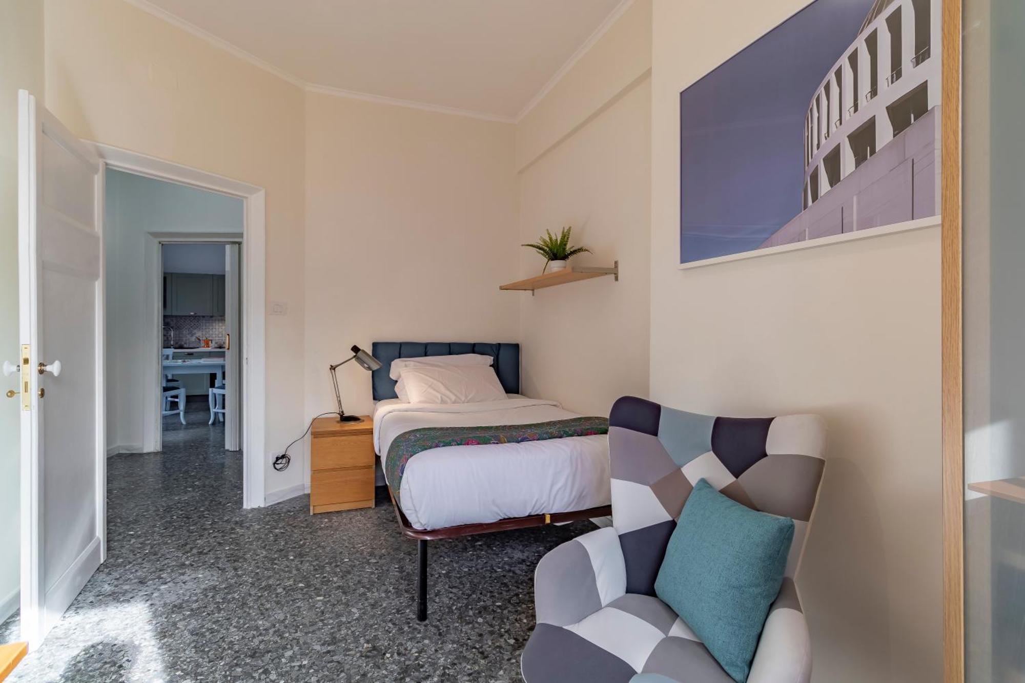 1950 - Bright In Octagonal Tower Apartment Rome