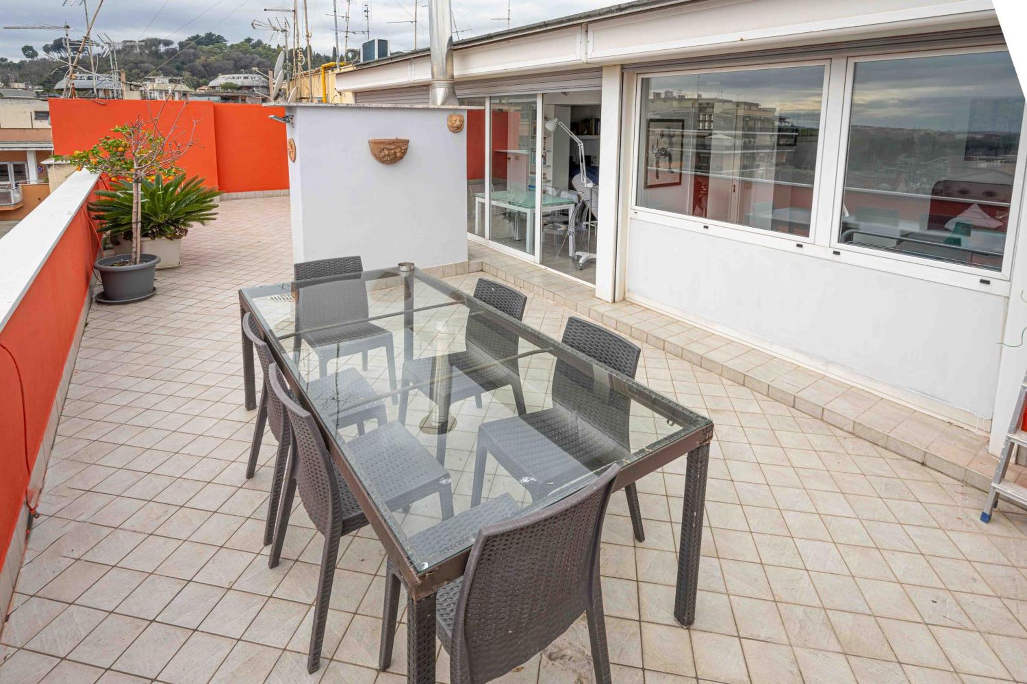 Farnesina Rooftop Terrace Apartment *