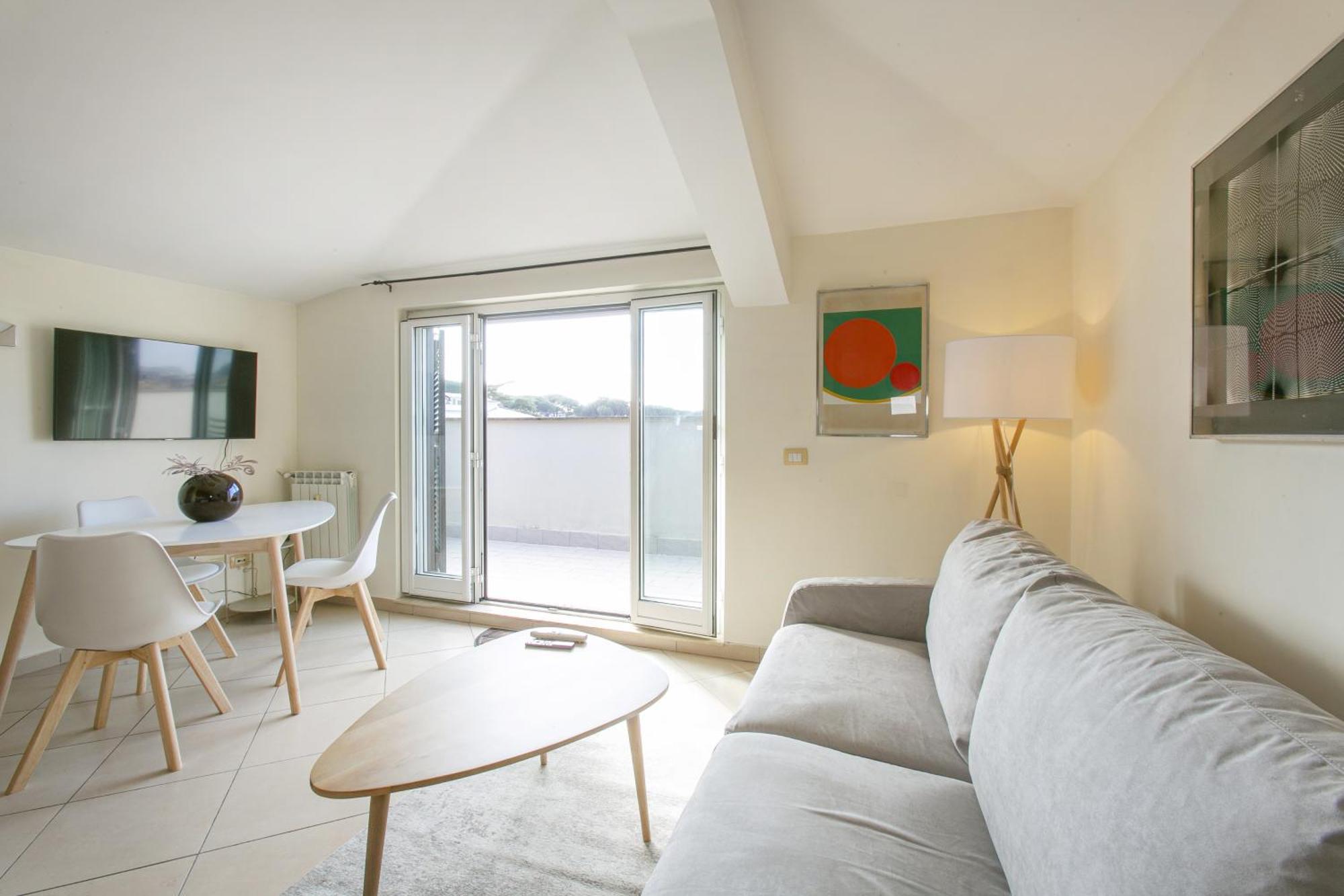 Appartement Terrazza San Pietro Vicino Metro A *