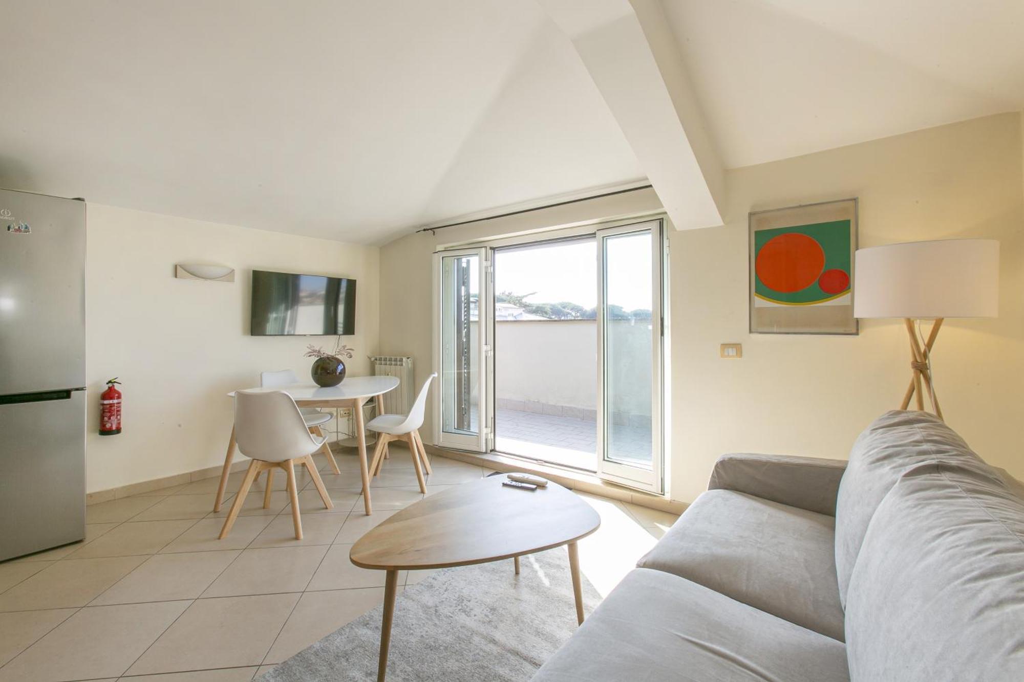 Appartement Terrazza San Pietro Vicino Metro A