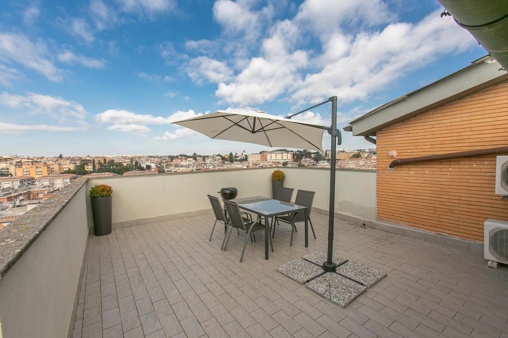 Terrazza San Pietro Vicino Metro A Appartement