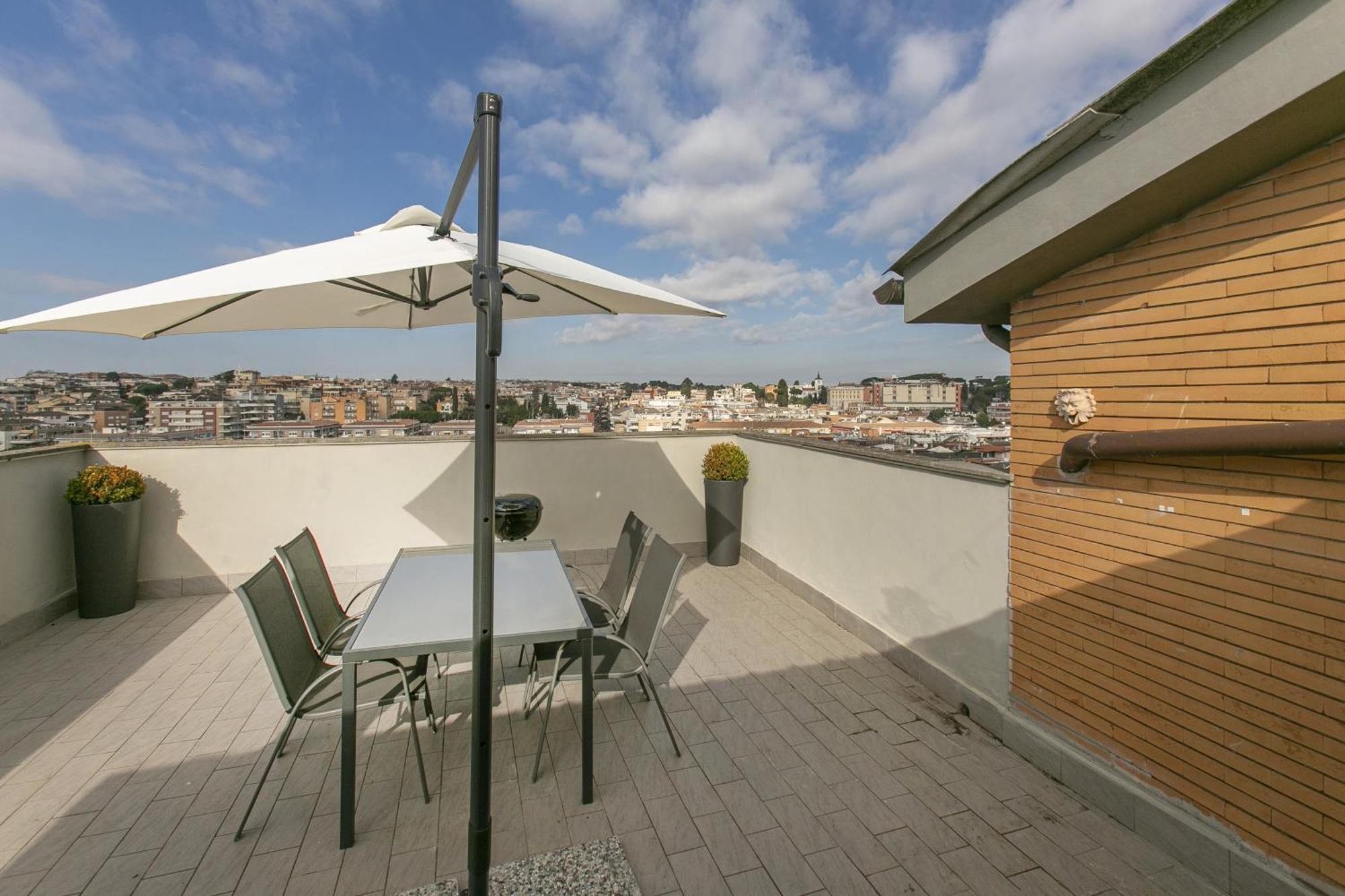 Appartement Terrazza San Pietro Vicino Metro A