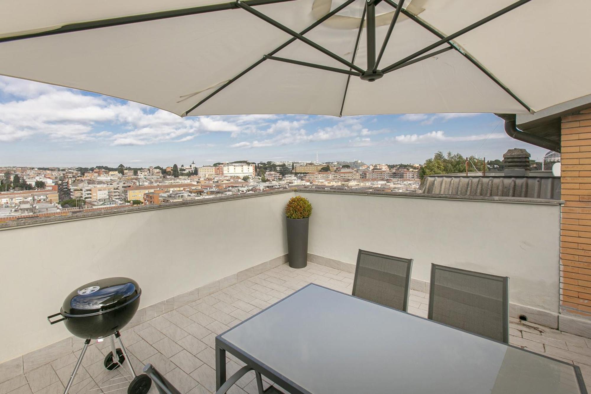 Terrazza San Pietro Vicino Metro A Appartement Rome