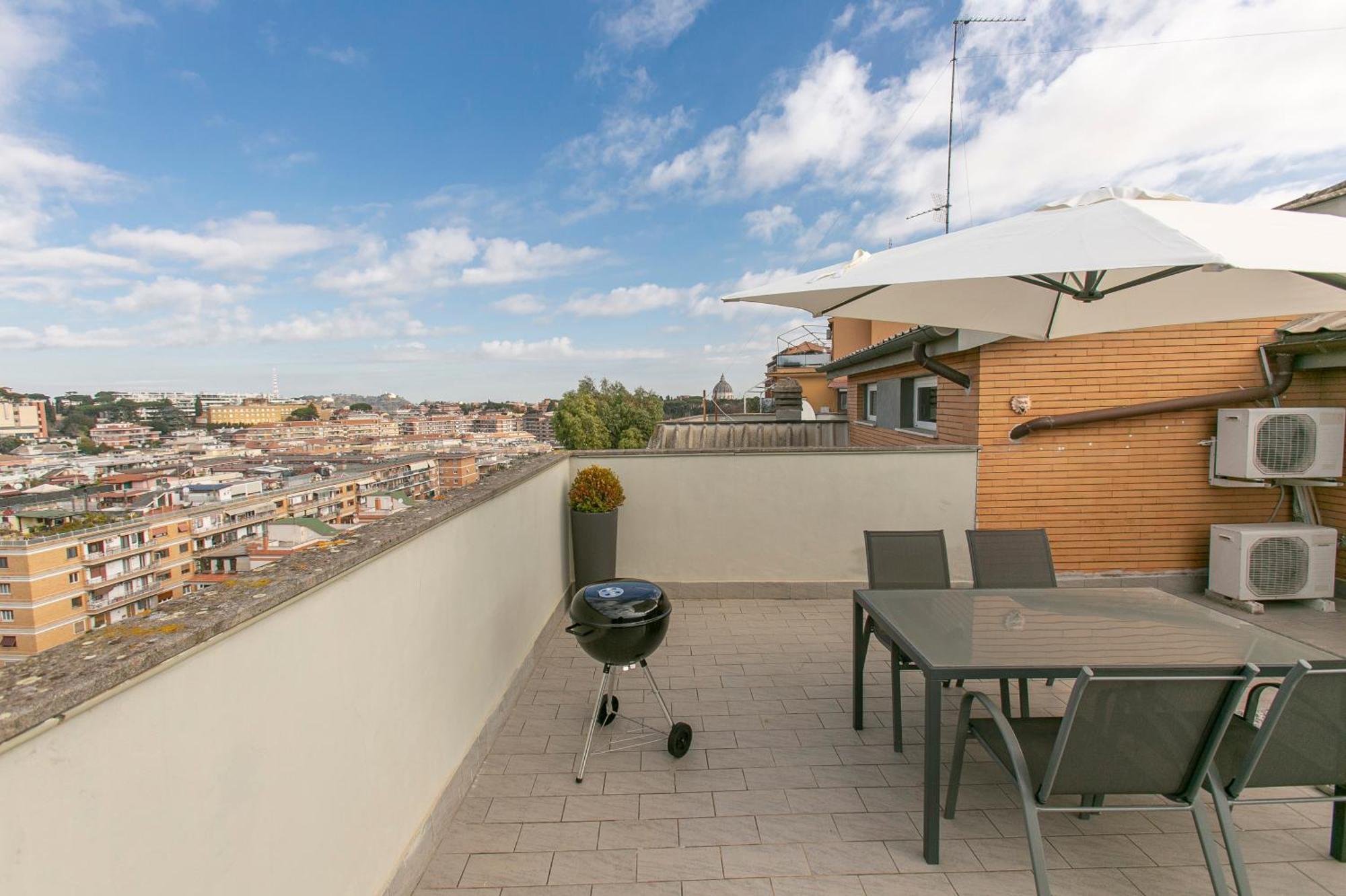 Appartement Terrazza San Pietro Vicino Metro A Rome