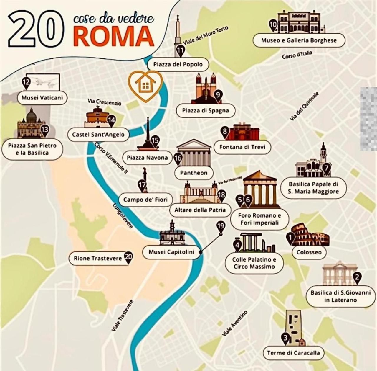 Appartement Residenza Lungotevere Dei Mellini *