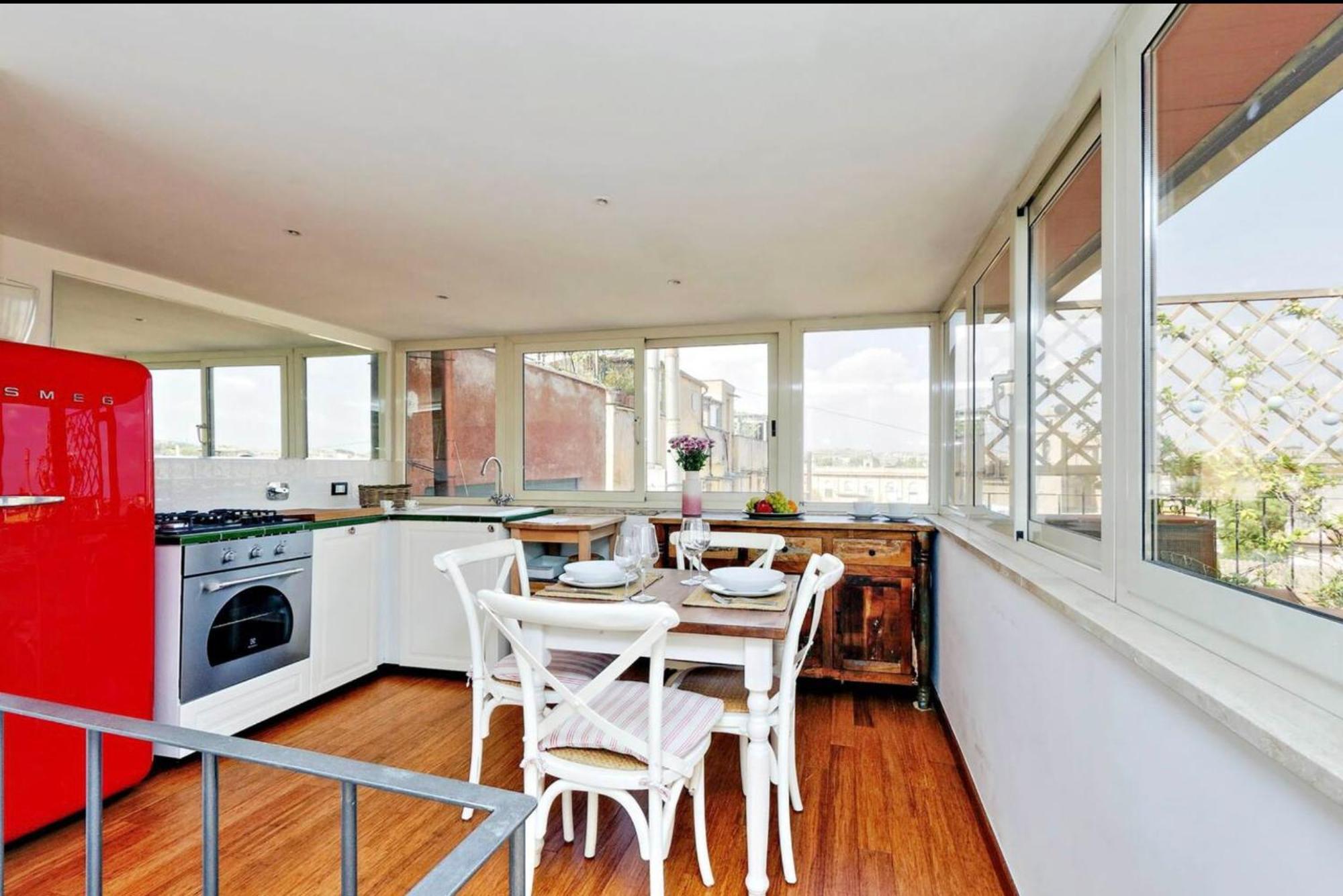 Trastevere Penthouse Amazing Terrace Apartment Rome