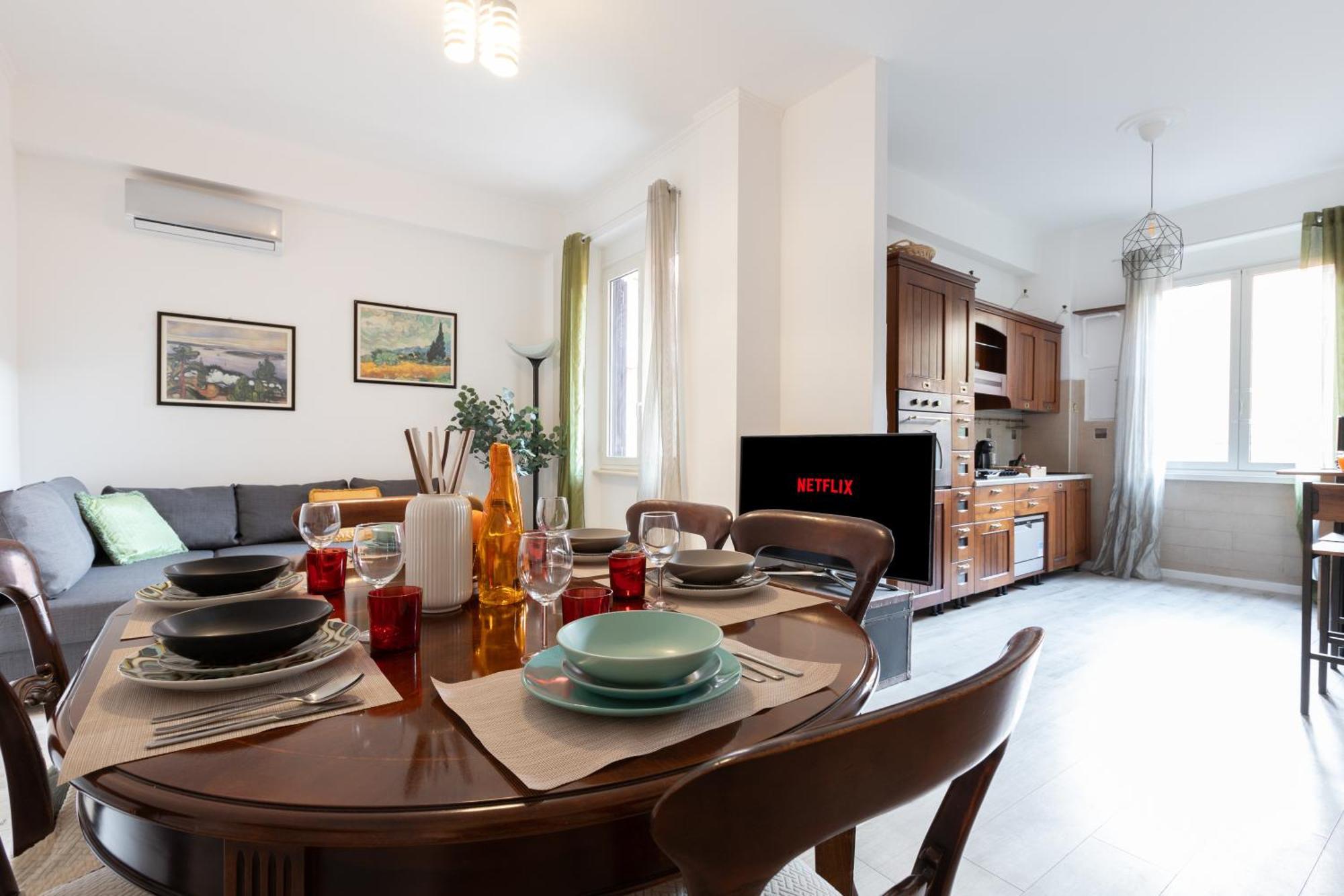 Appartement 8 Min To Center - 400mt To Metroa, 4-6 Pax, 2 Bathrooms