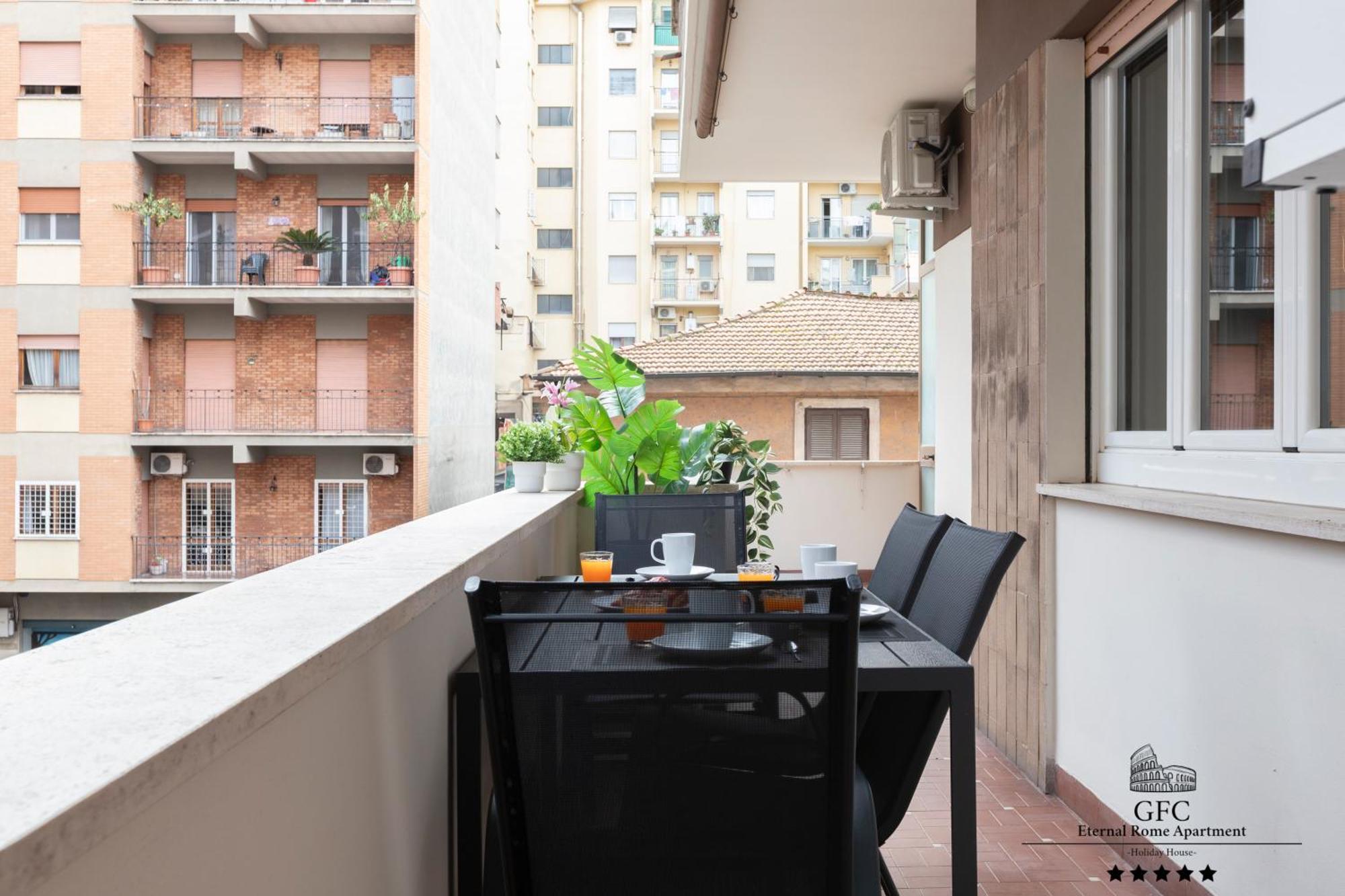 Gfc Eternal - 5min To Tiburtina Station Metrob, 2 Bathrooms, Terrace, A-c Appartement