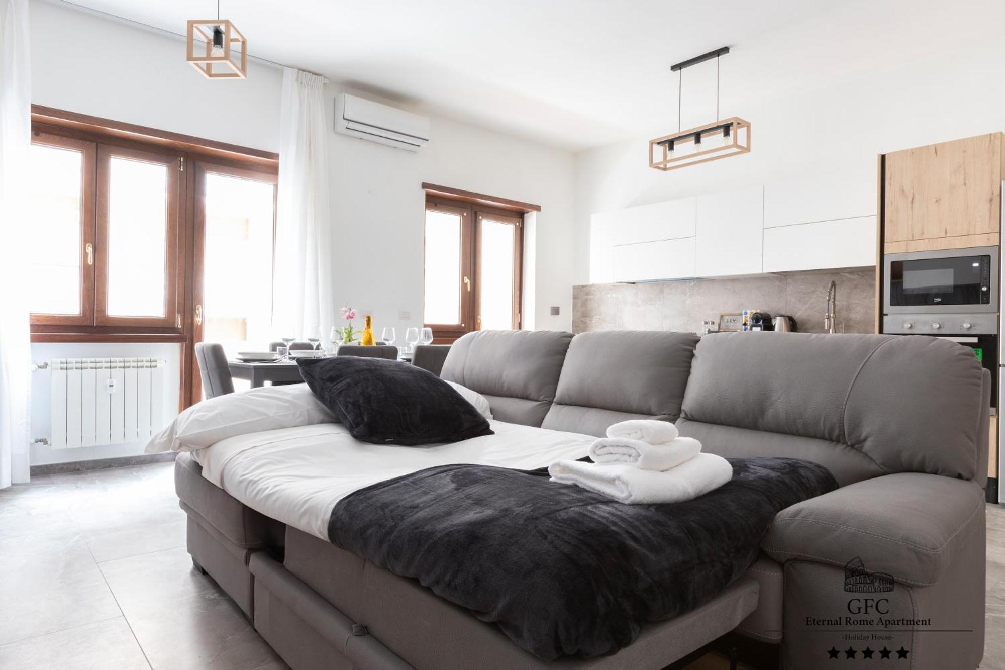 Gfc Eternal - 5min To Tiburtina Station Metrob, 2 Bathrooms, Terrace, A-c Appartement