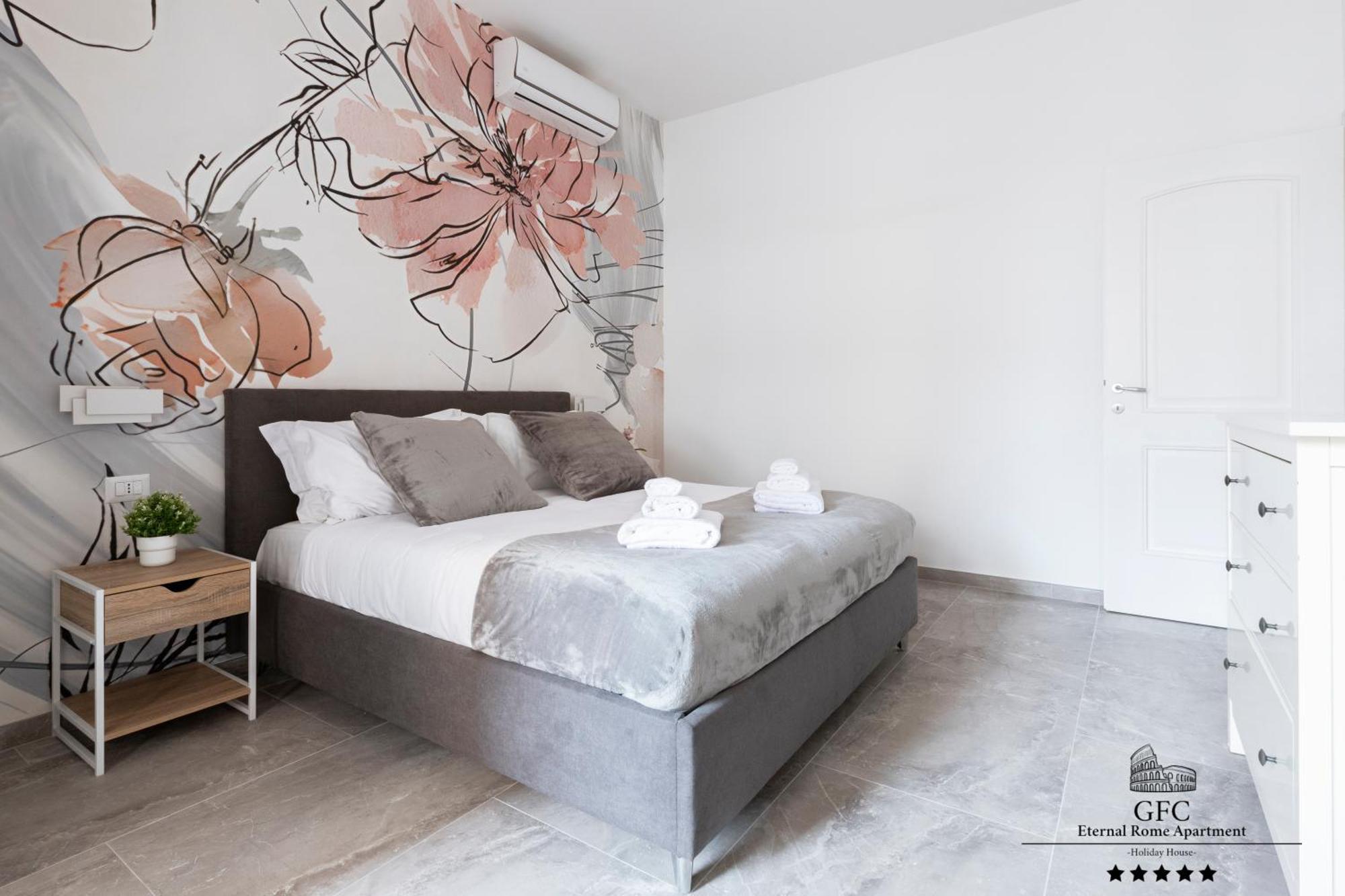 Appartement Gfc Eternal - 5min To Tiburtina Station Metrob, 2 Bathrooms, Terrace, A-c